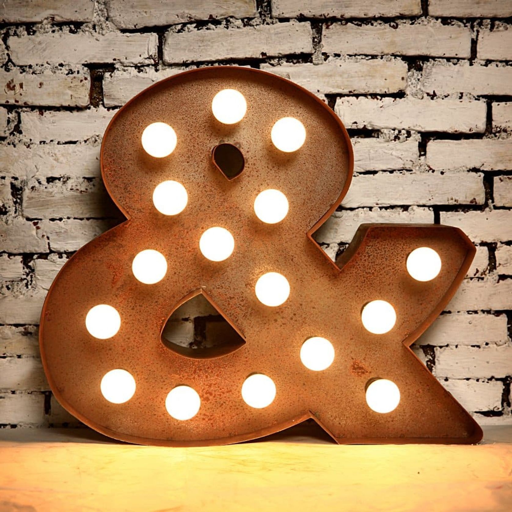 Light Box Shape Ampersand (Rust) ArchiPro NZ