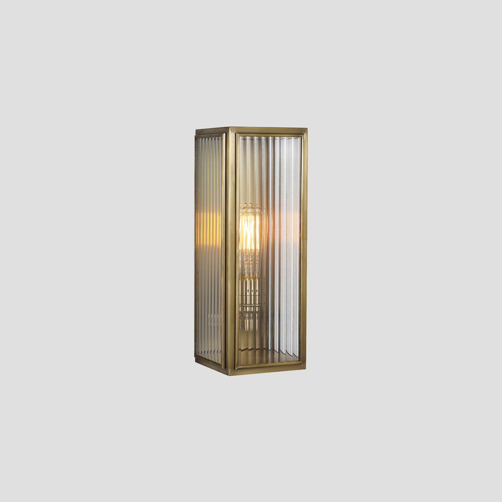 Ash Reeded Wall Light gallery detail image