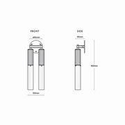 Flume Double Wall Light gallery detail image