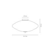 Nova Wide Ceiling Light gallery detail image