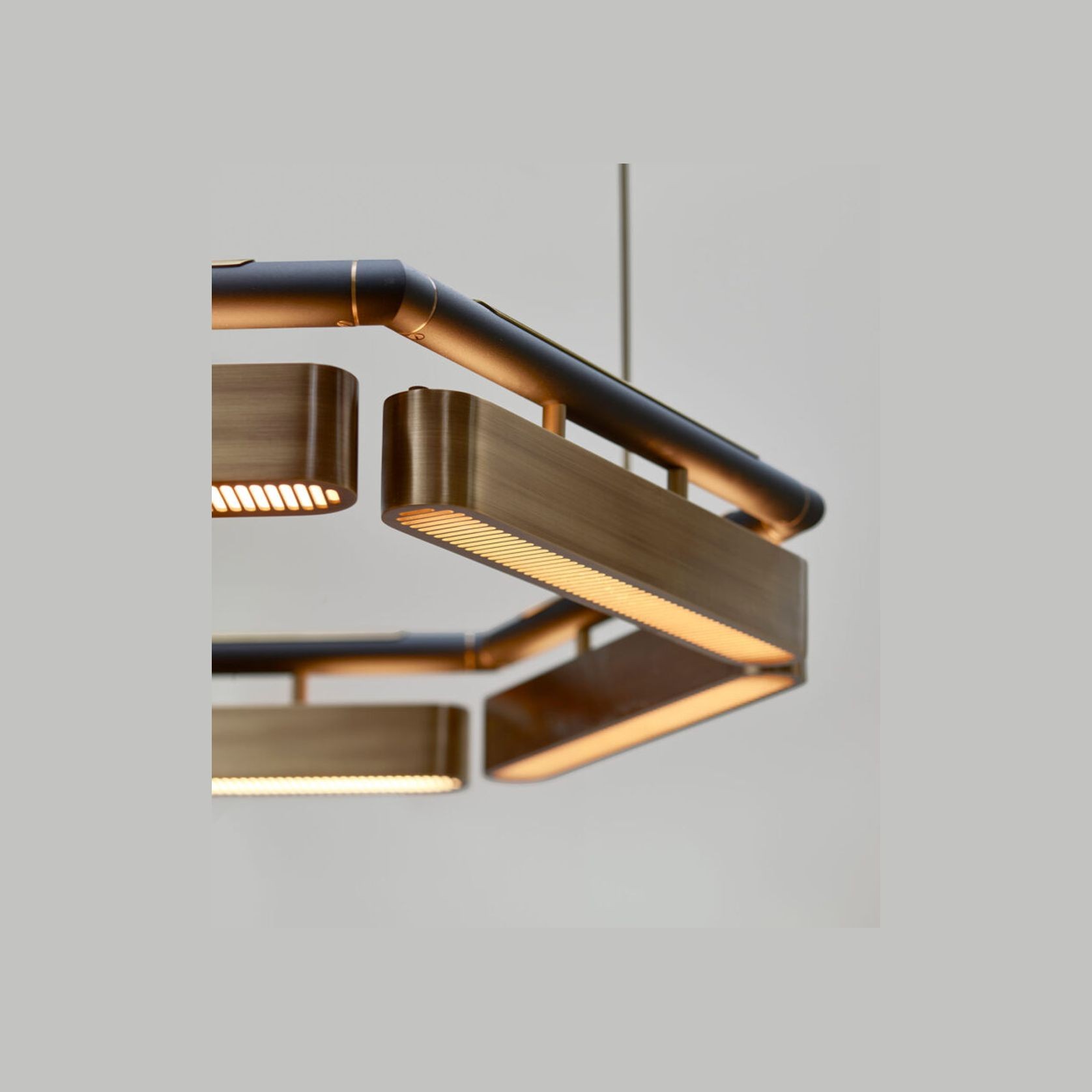 Colt Hexagon Chandelier gallery detail image