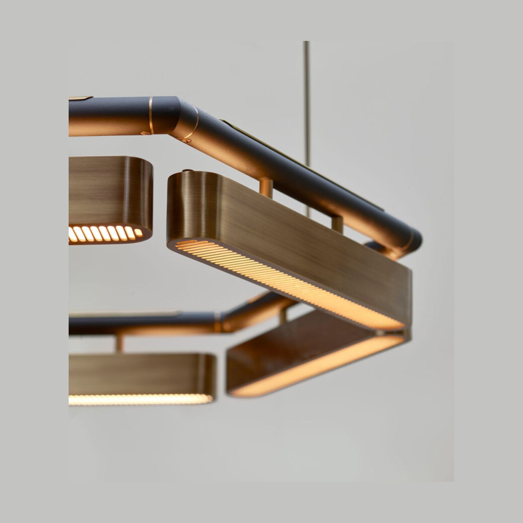 Colt Hexagon Chandelier gallery detail image