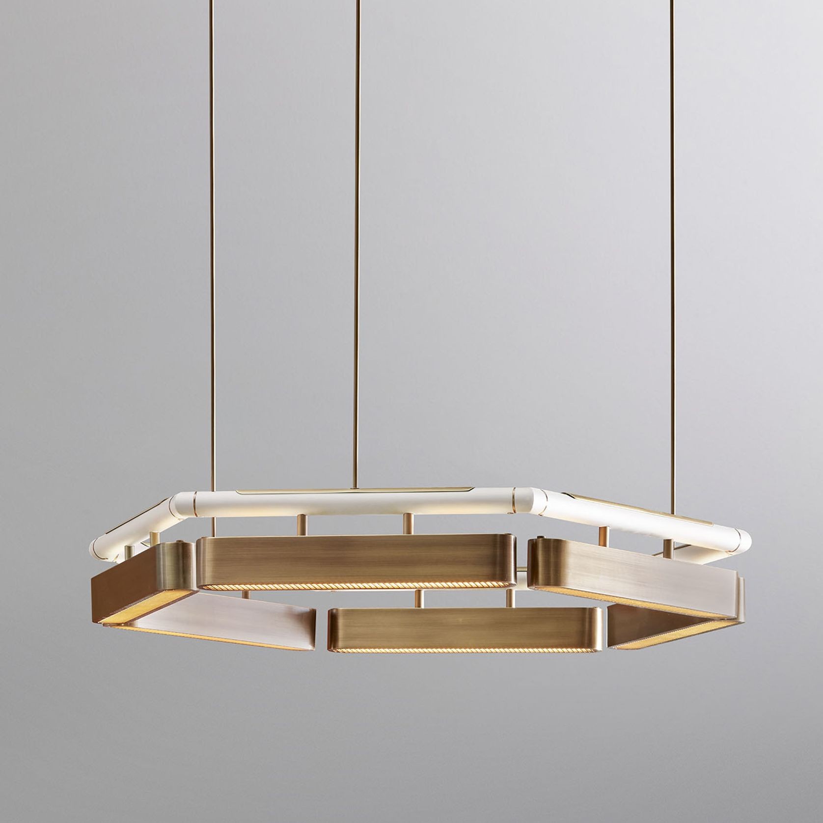 Colt Hexagon Chandelier gallery detail image