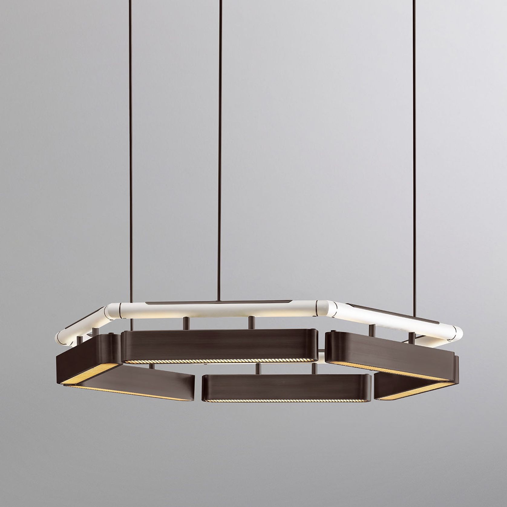 Colt Hexagon Chandelier gallery detail image