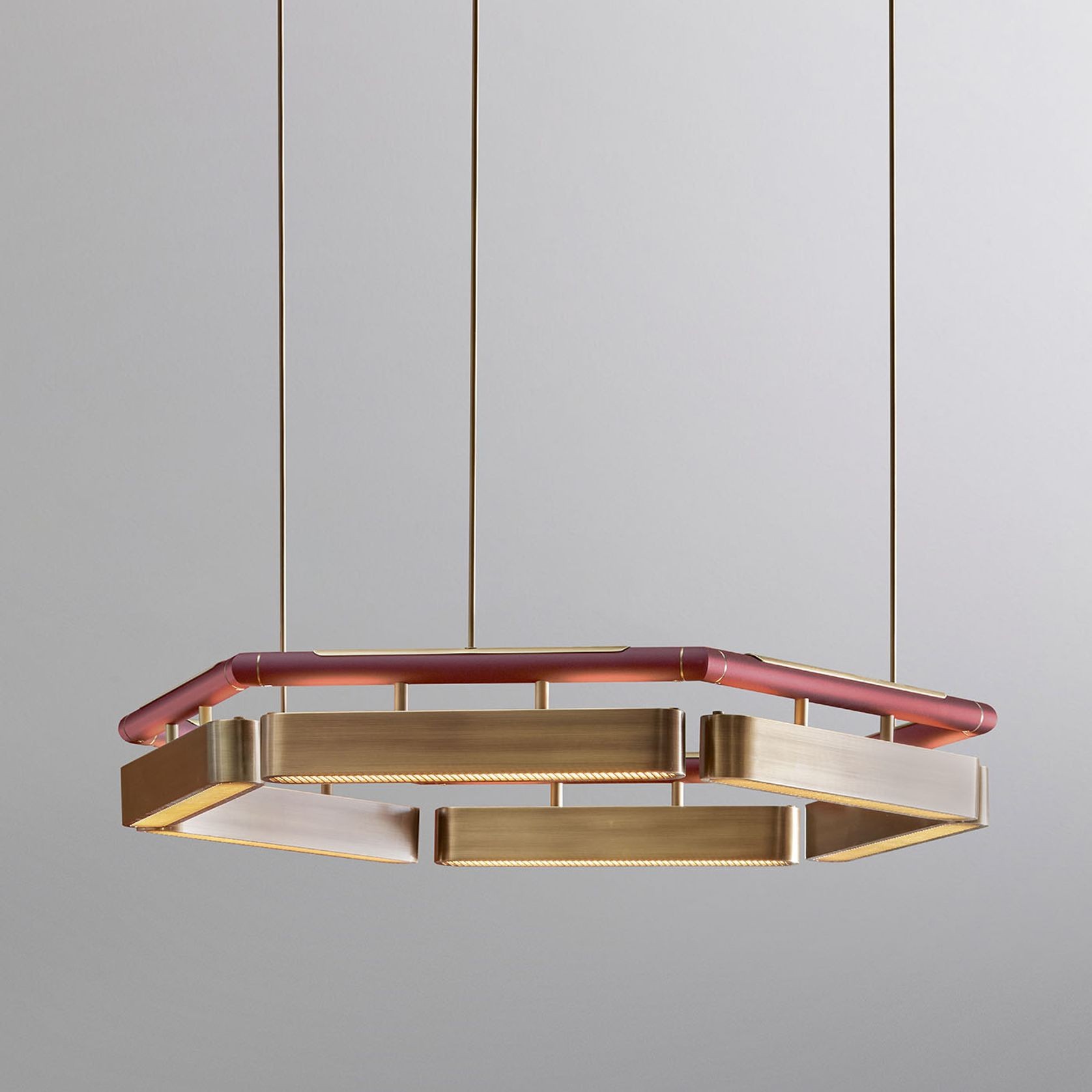 Colt Hexagon Chandelier gallery detail image