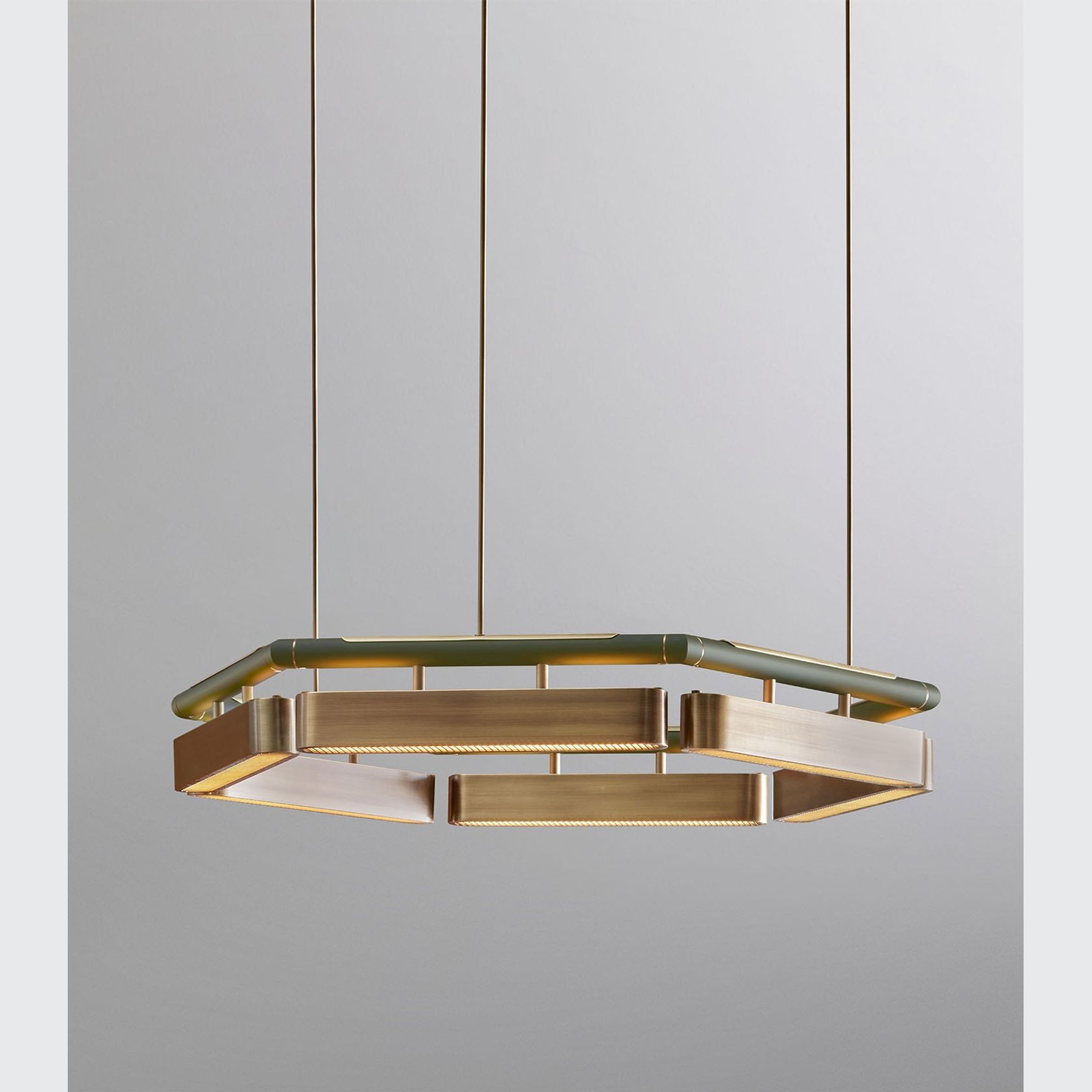 Colt Hexagon Chandelier gallery detail image