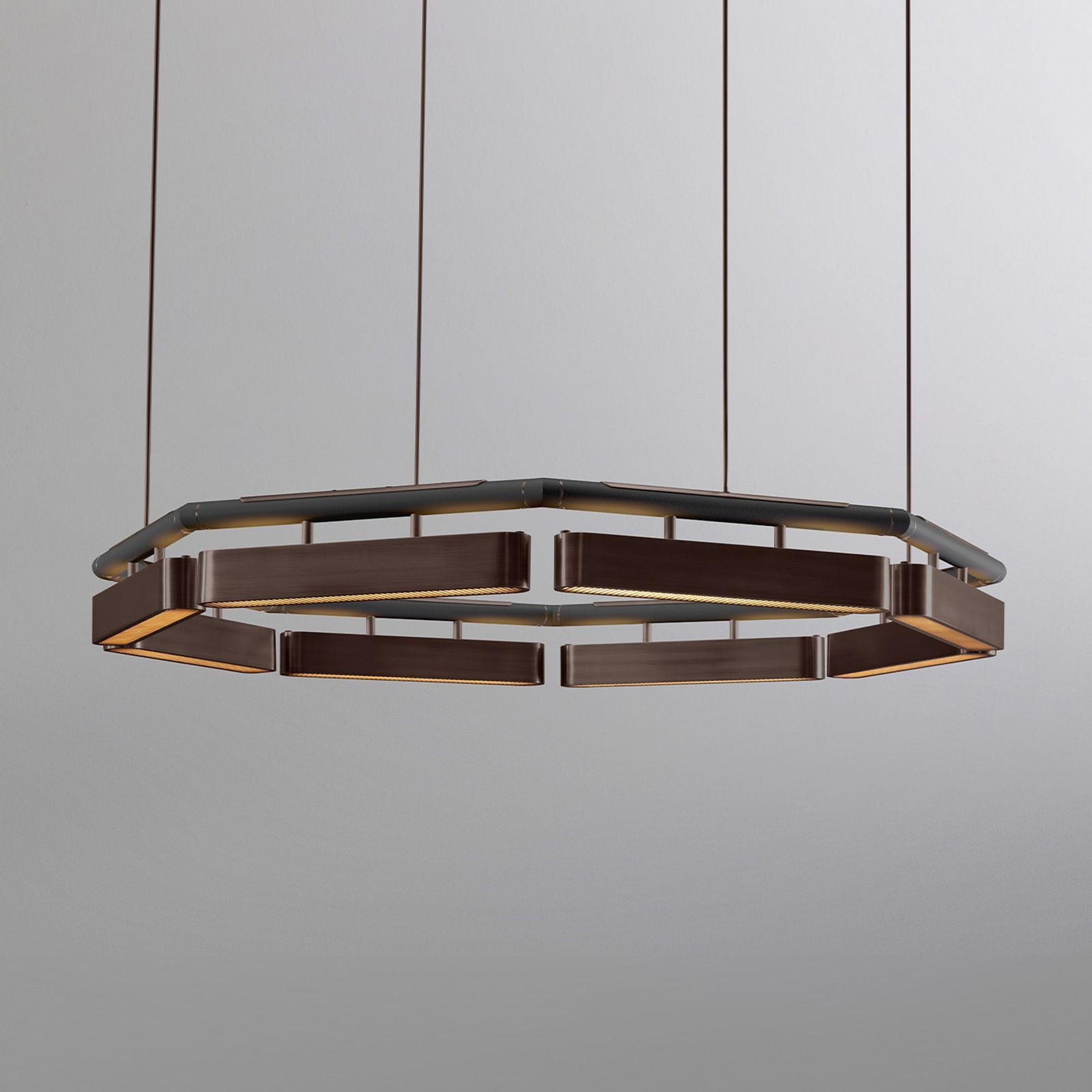 Colt Octagon Chandelier gallery detail image