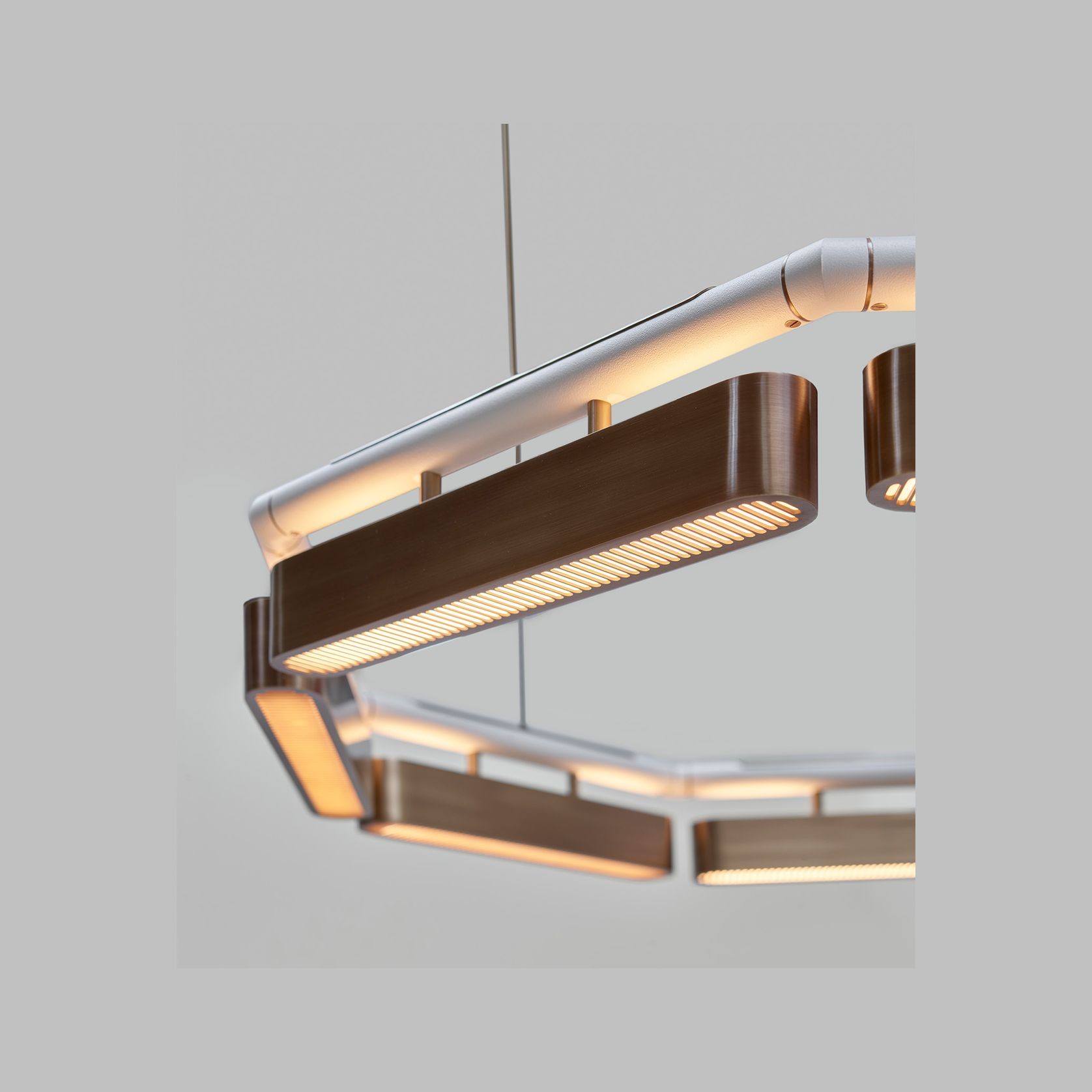 Colt Octagon Chandelier gallery detail image