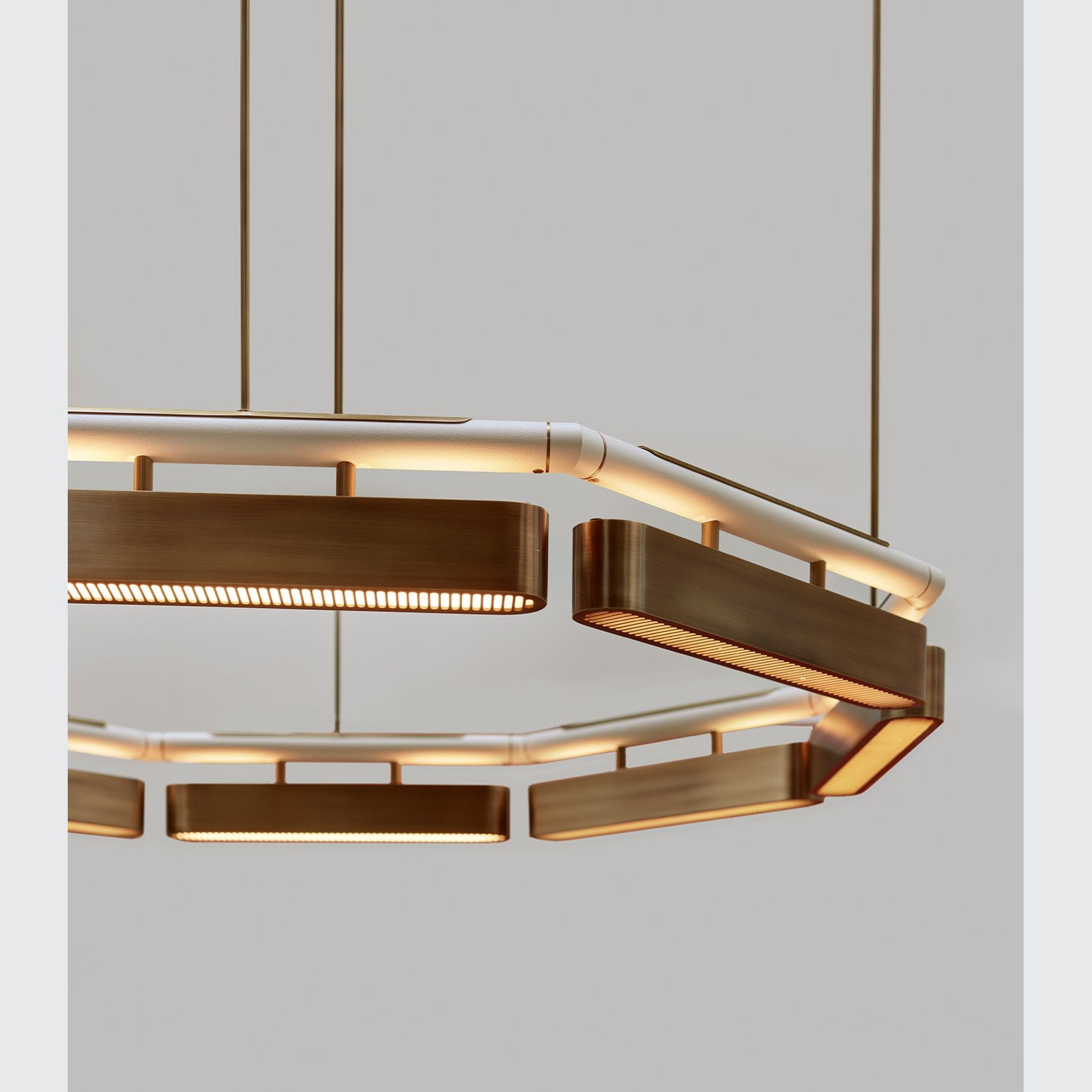 Colt Octagon Chandelier gallery detail image