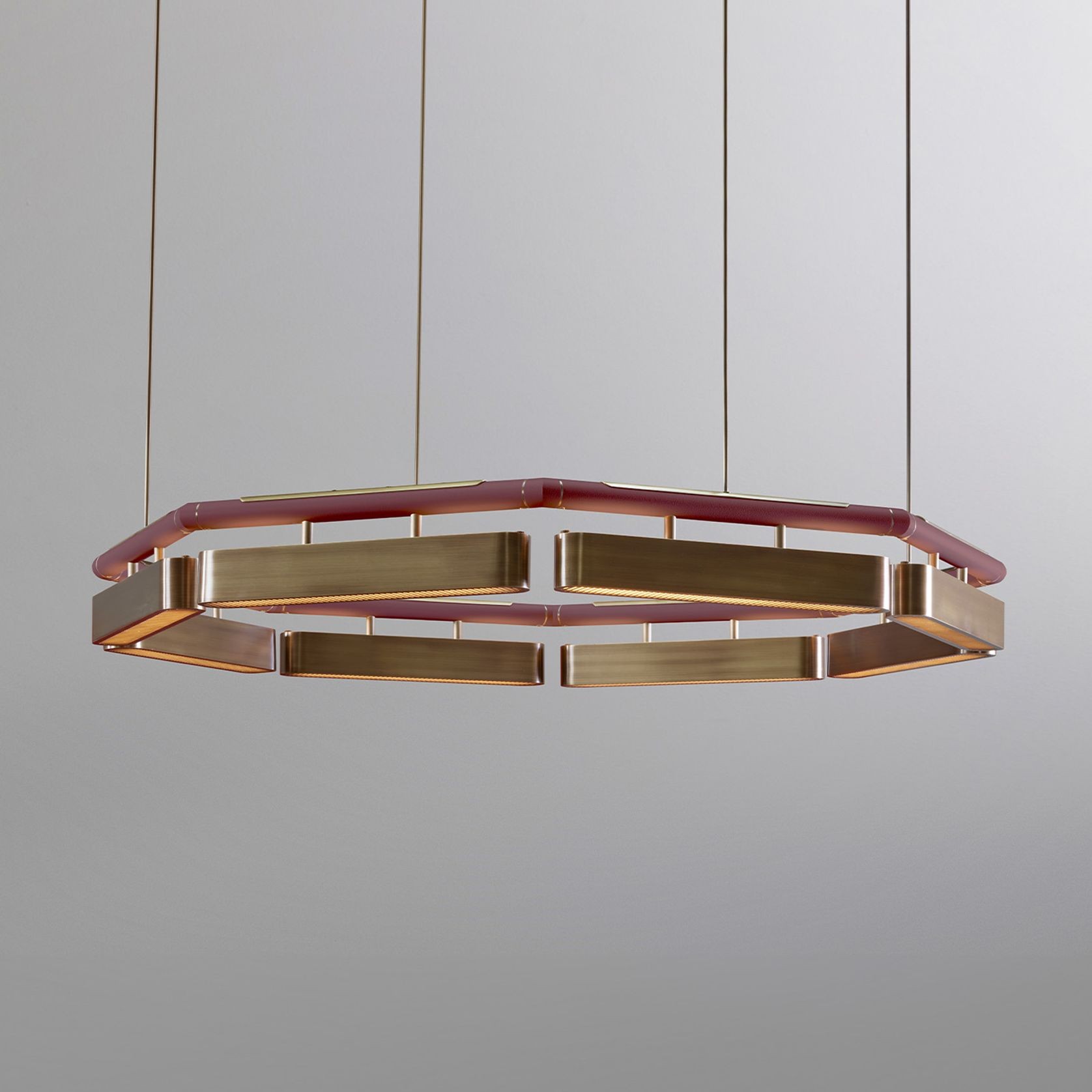 Colt Octagon Chandelier gallery detail image