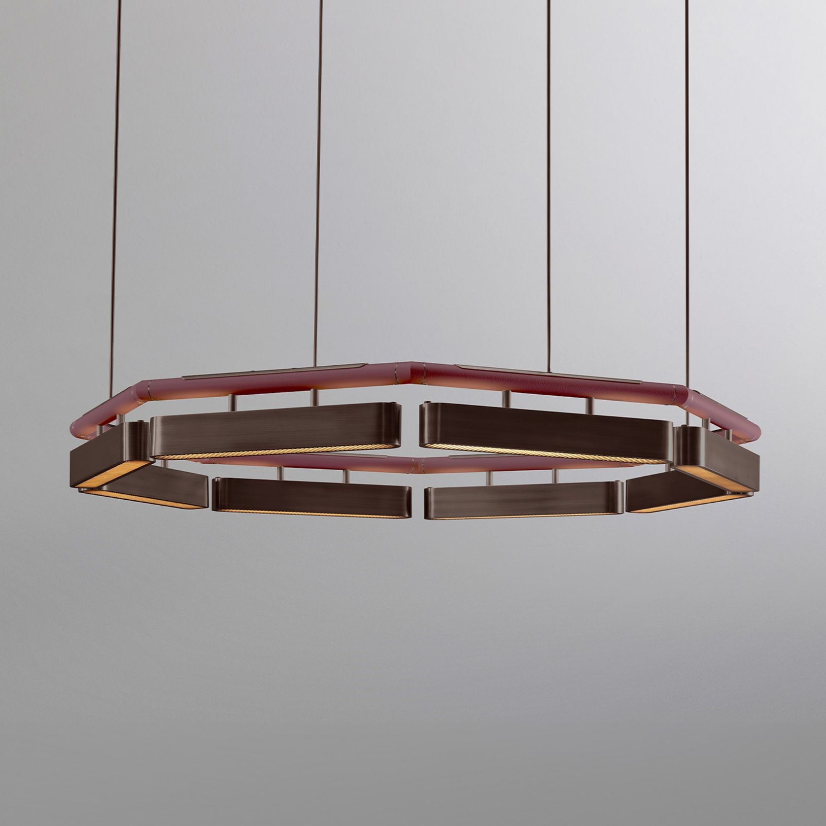 Colt Octagon Chandelier gallery detail image