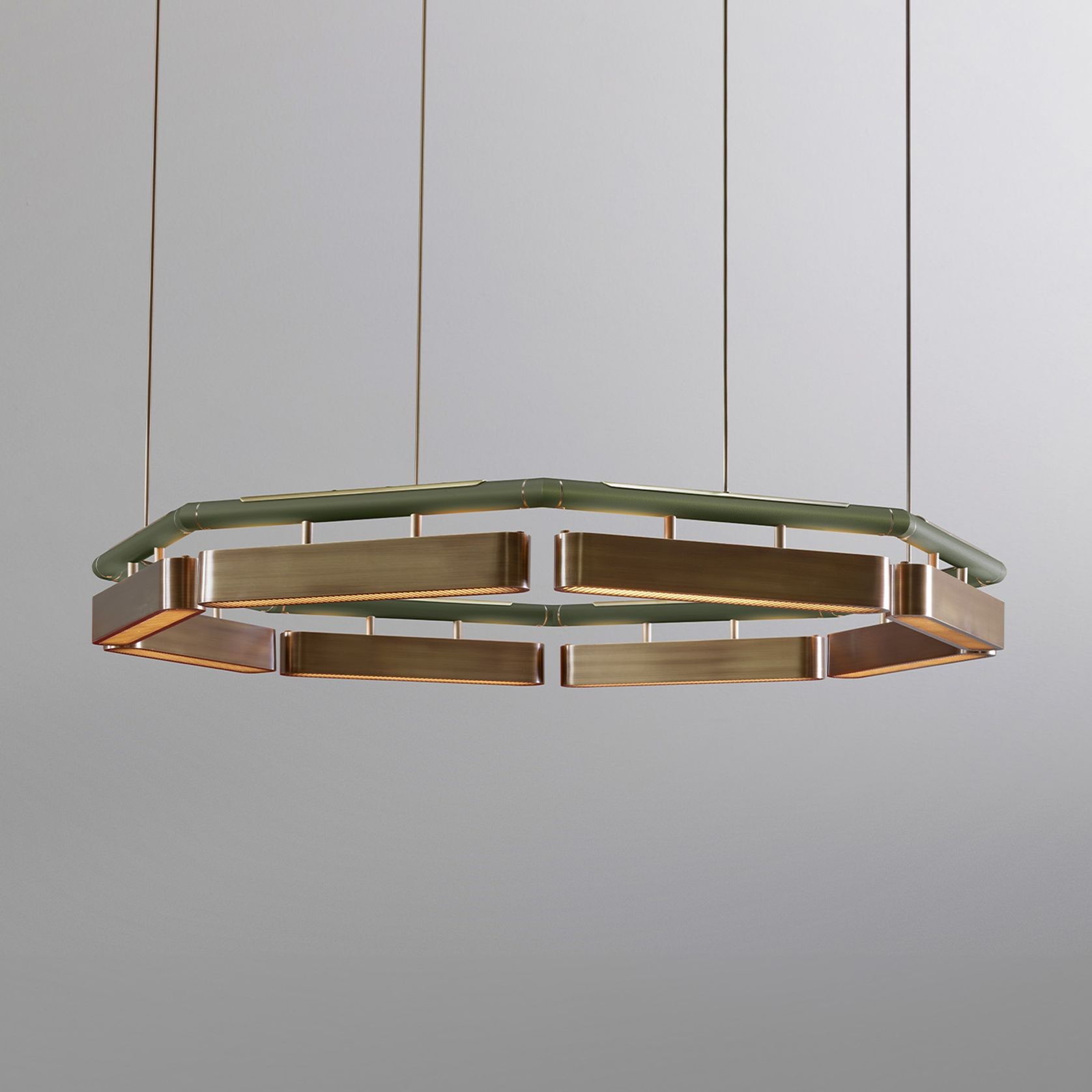 Colt Octagon Chandelier gallery detail image