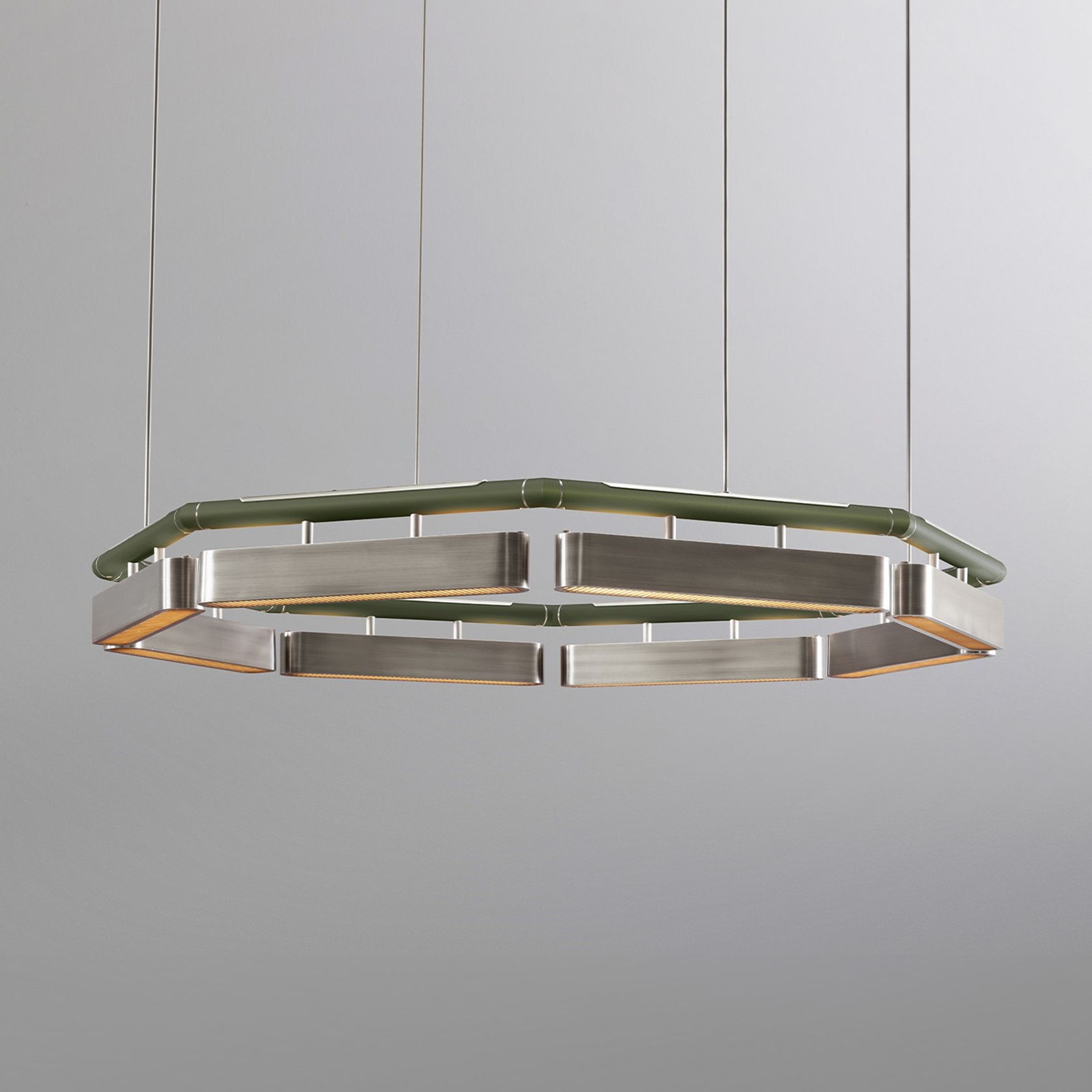 Colt Octagon Chandelier gallery detail image