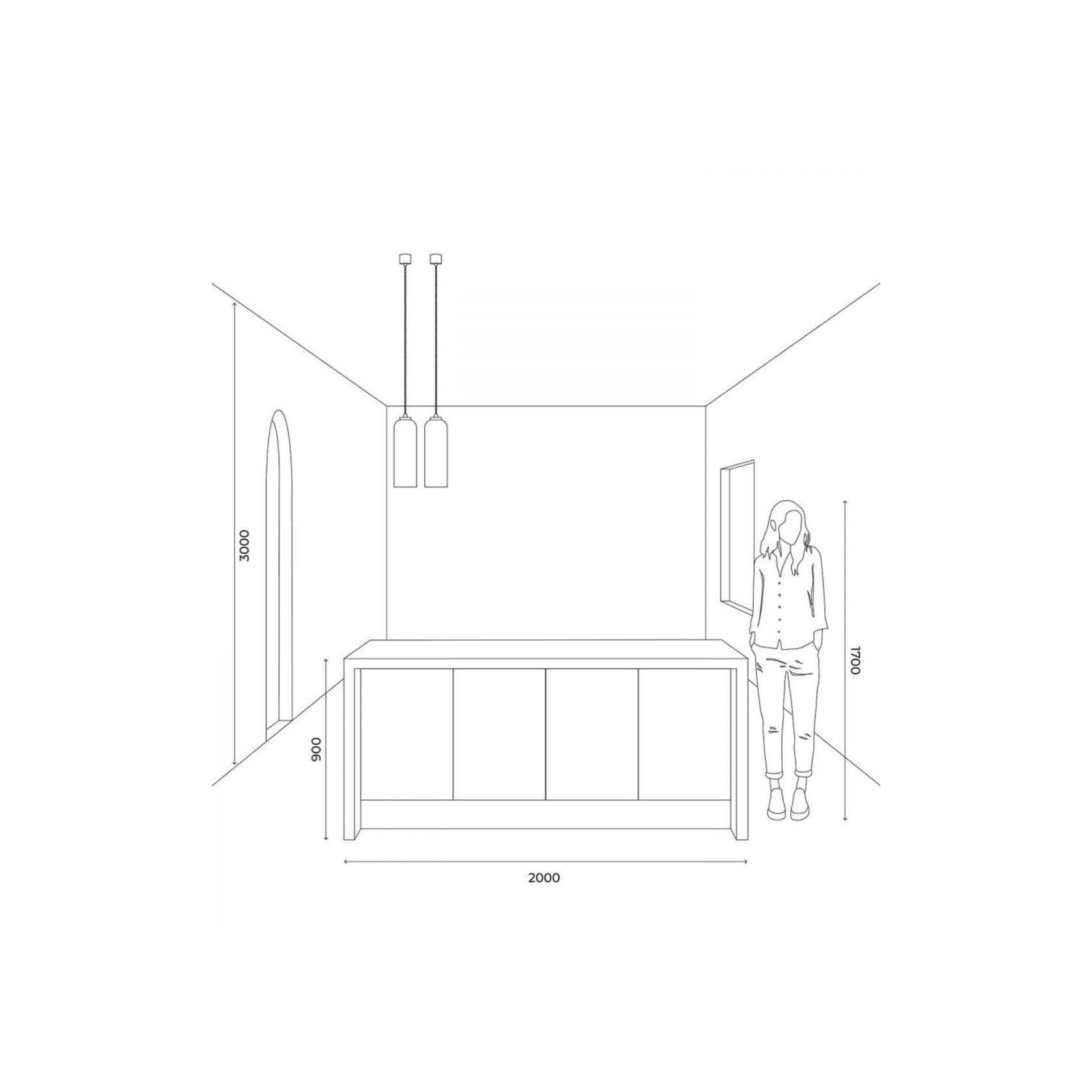 Parlour Elong Pendant Light gallery detail image