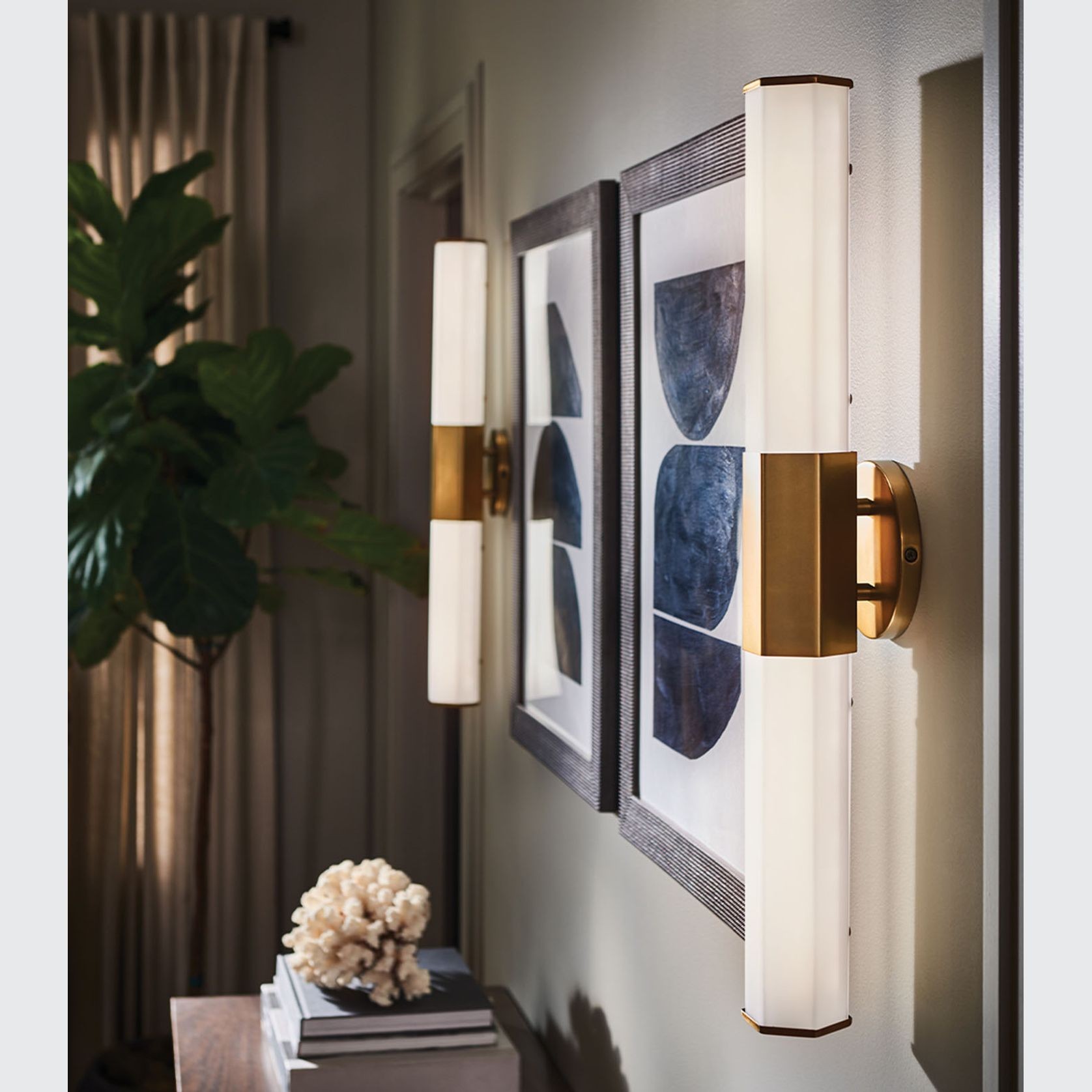 Facet Dual Wall Light gallery detail image