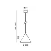Cone Outdoor Pendant Light gallery detail image