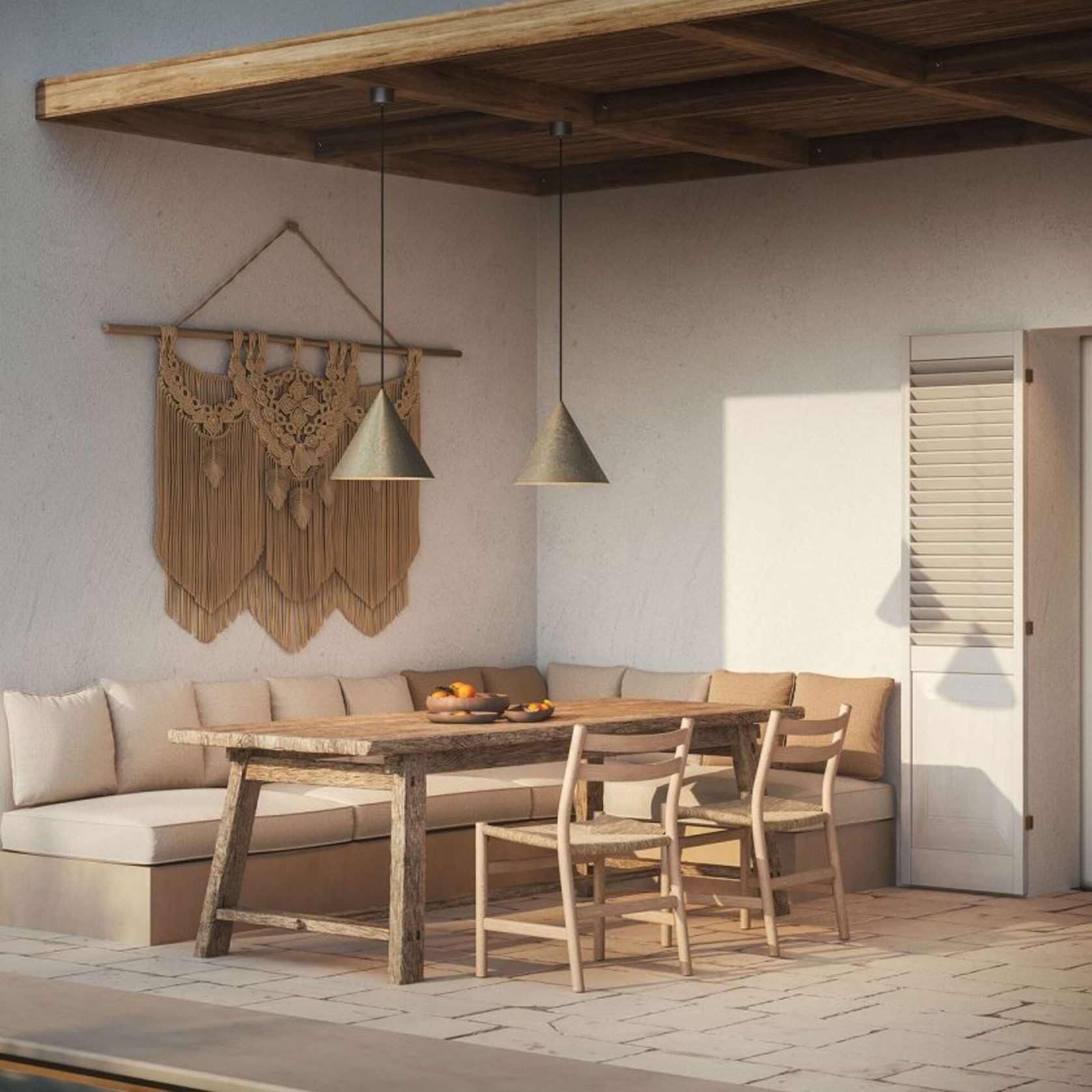 Cone Outdoor Pendant Light gallery detail image
