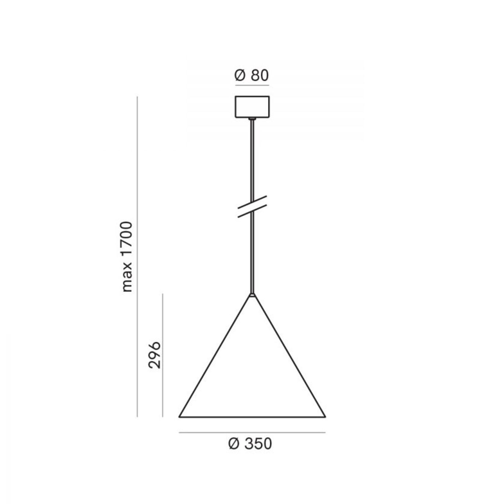 Cone Outdoor Pendant Light gallery detail image