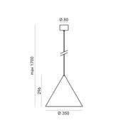 Cone Outdoor Pendant Light gallery detail image