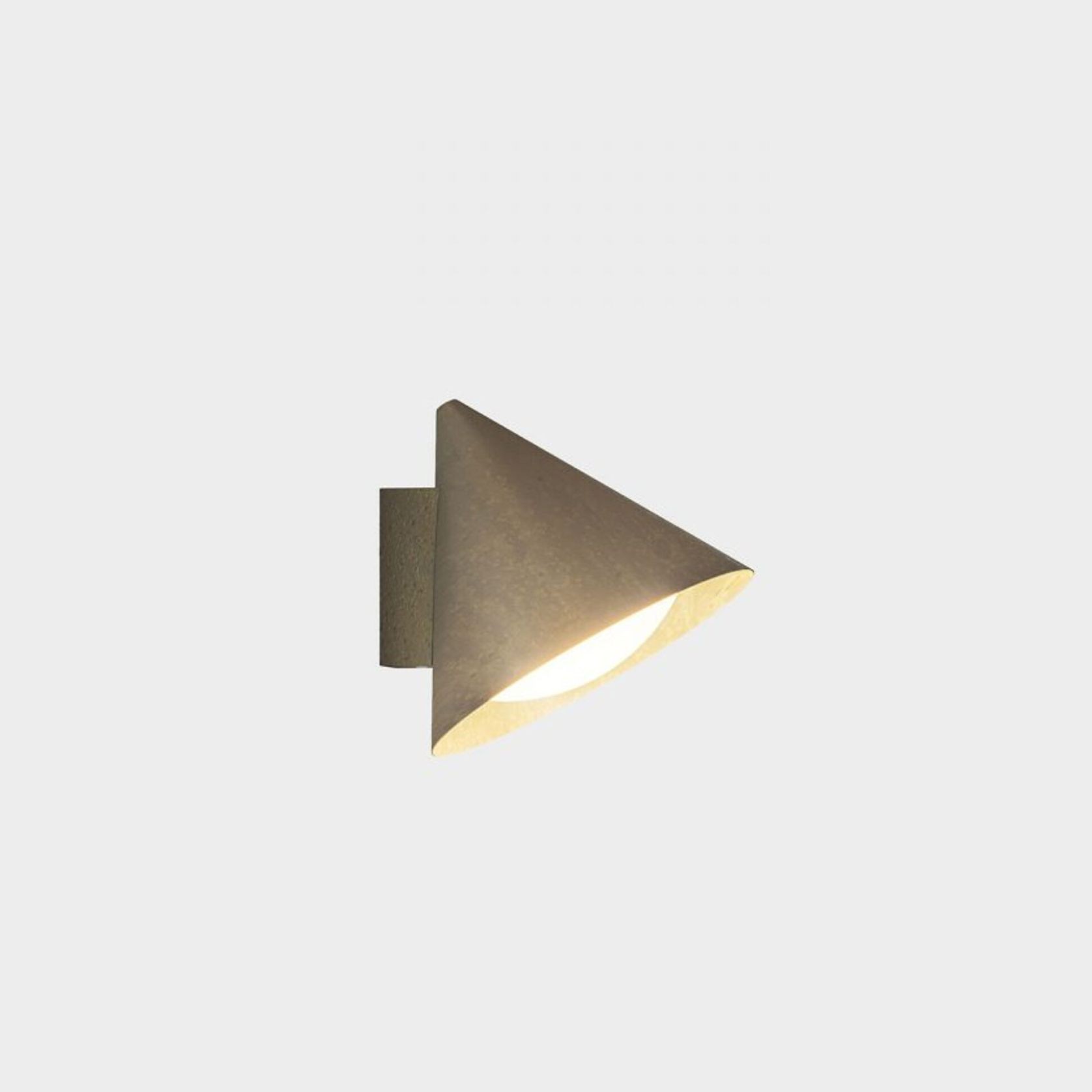 Cone Flush Outdoor Wall Light gallery detail image