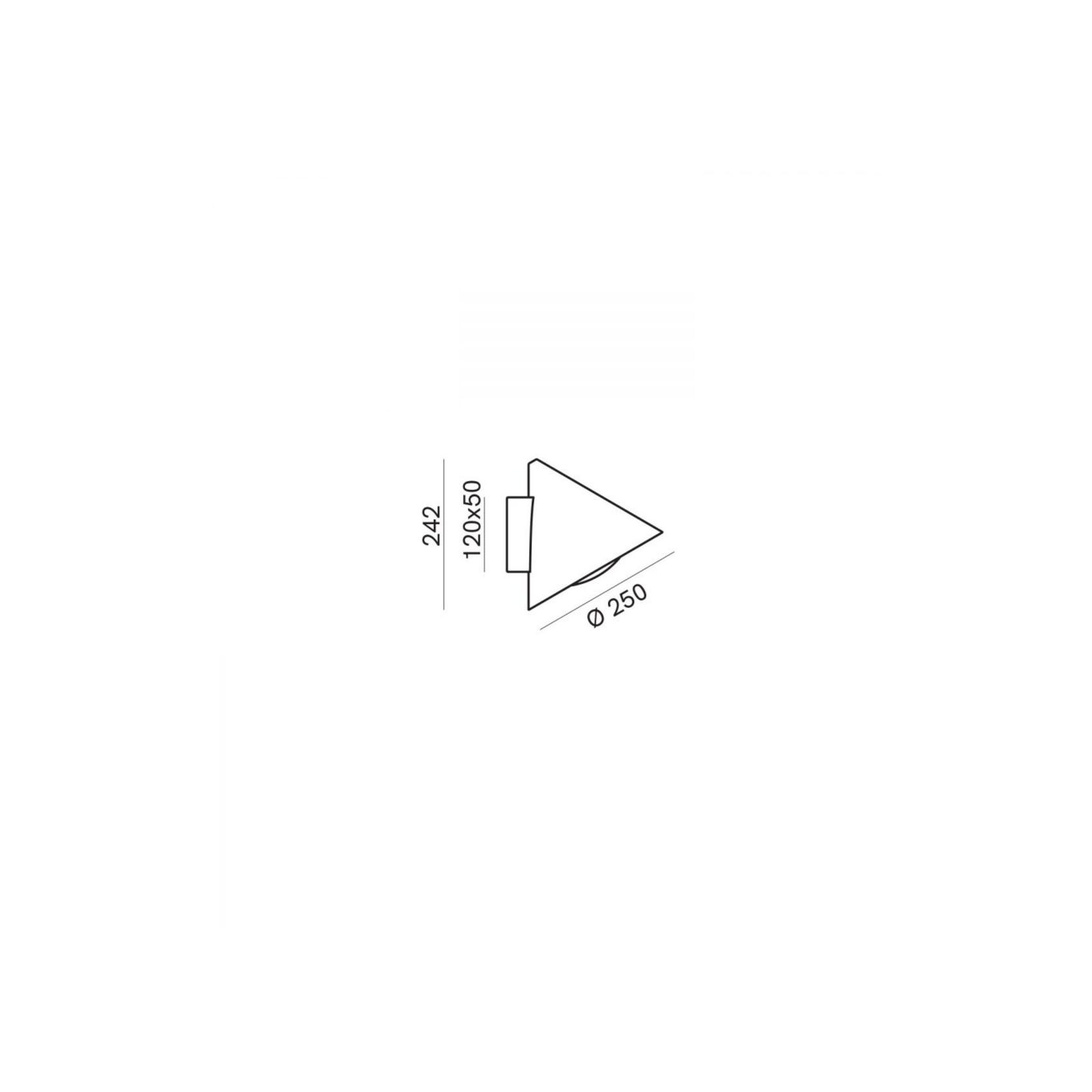 Cone Flush Outdoor Wall Light gallery detail image