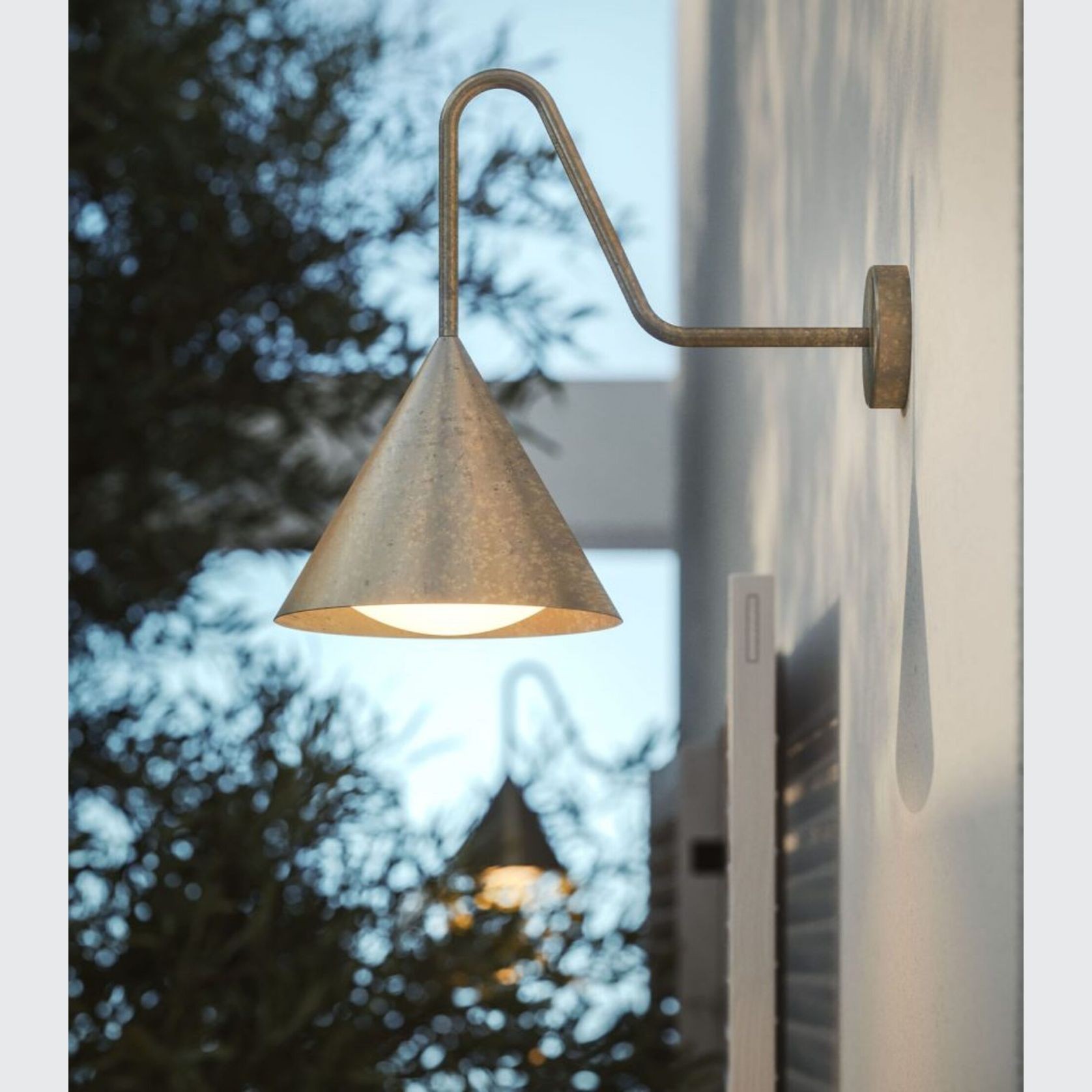 Cone Outdoor Wall Light gallery detail image
