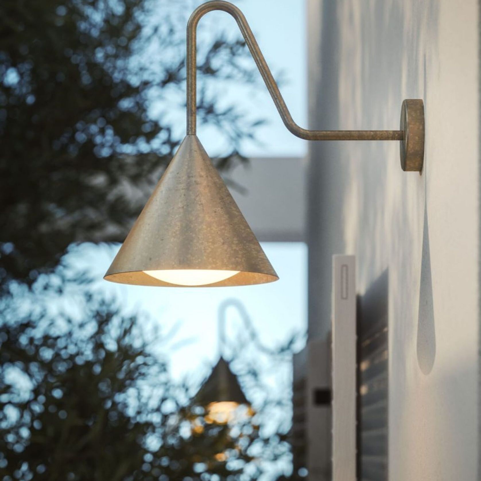Cone Outdoor Wall Light gallery detail image