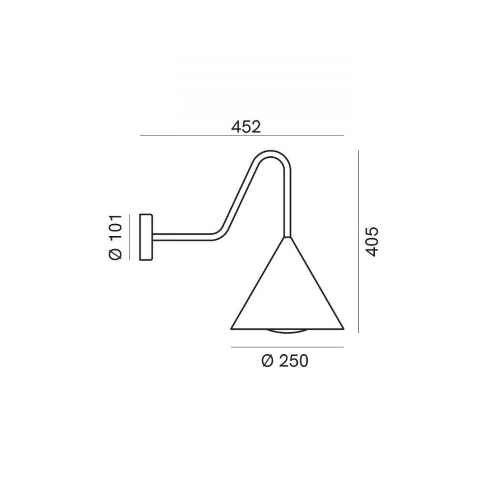 Cone Outdoor Wall Light gallery detail image