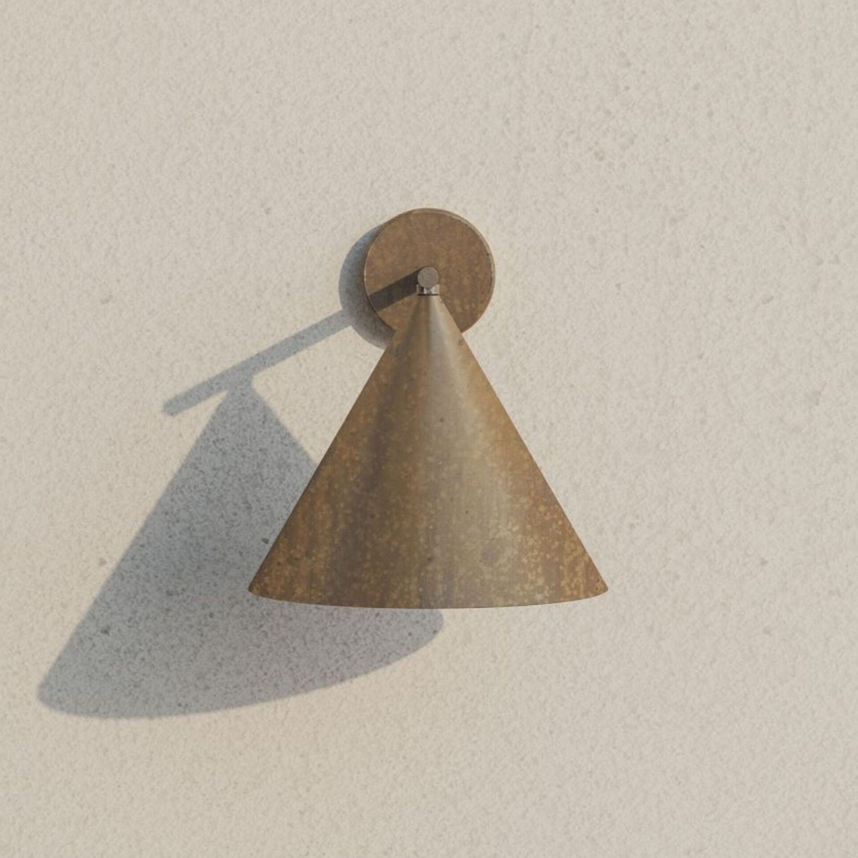 Cone Straight Outdoor Wall Light gallery detail image