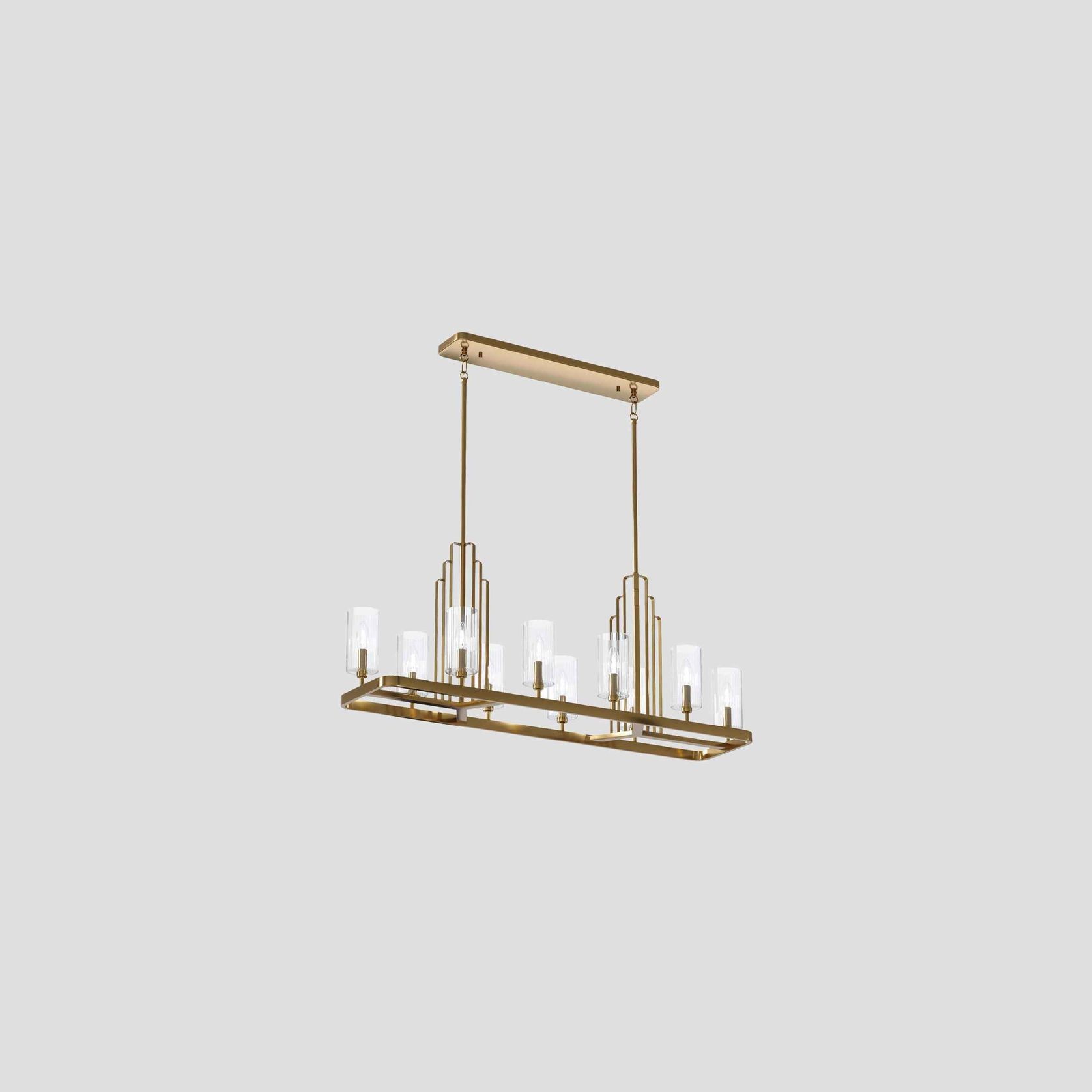 Kimrose 10lt Linear Chandelier gallery detail image