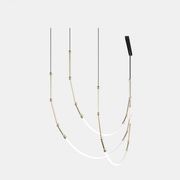 Leda 3lt Curve Pendant Light gallery detail image