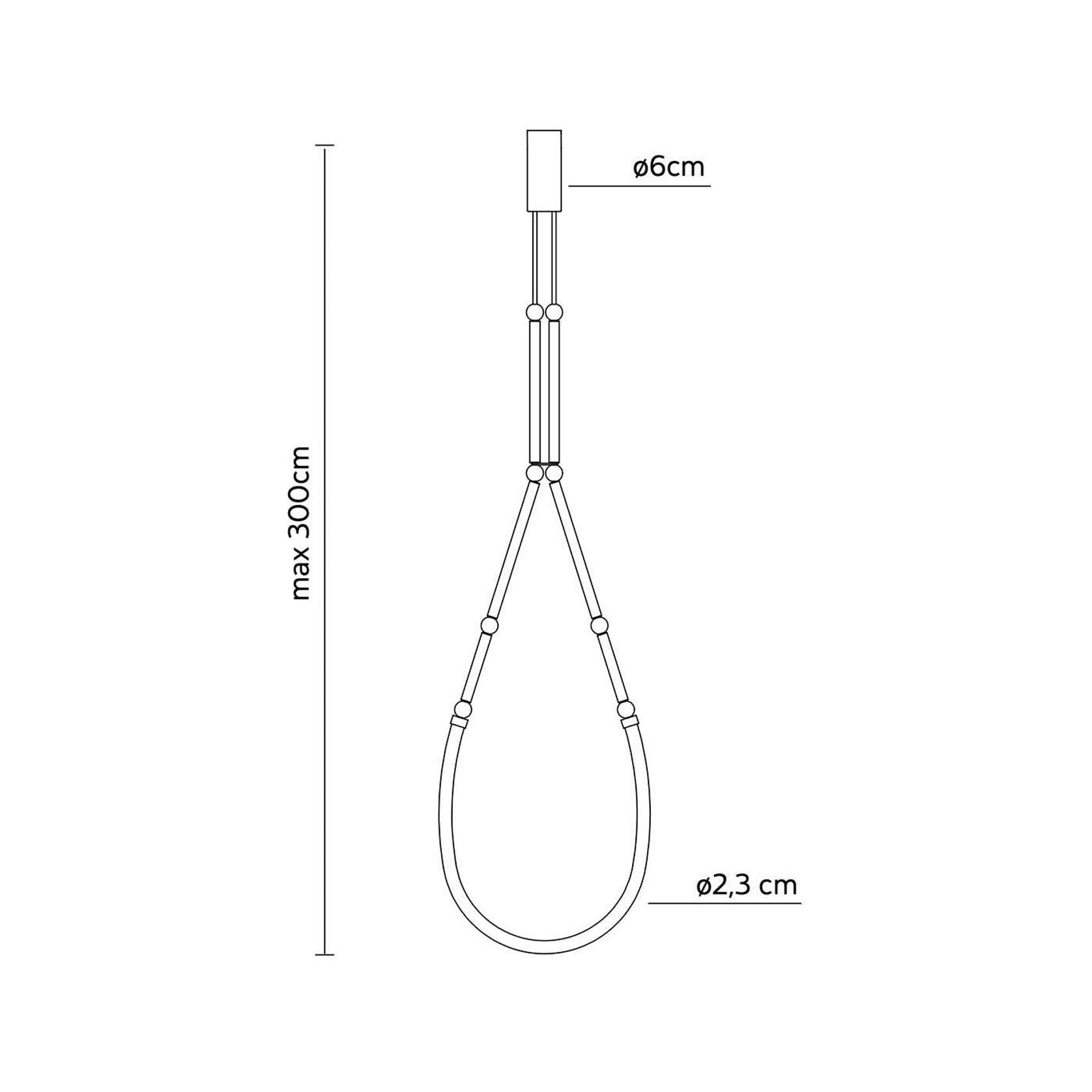 Leda Drop Pendant Light gallery detail image