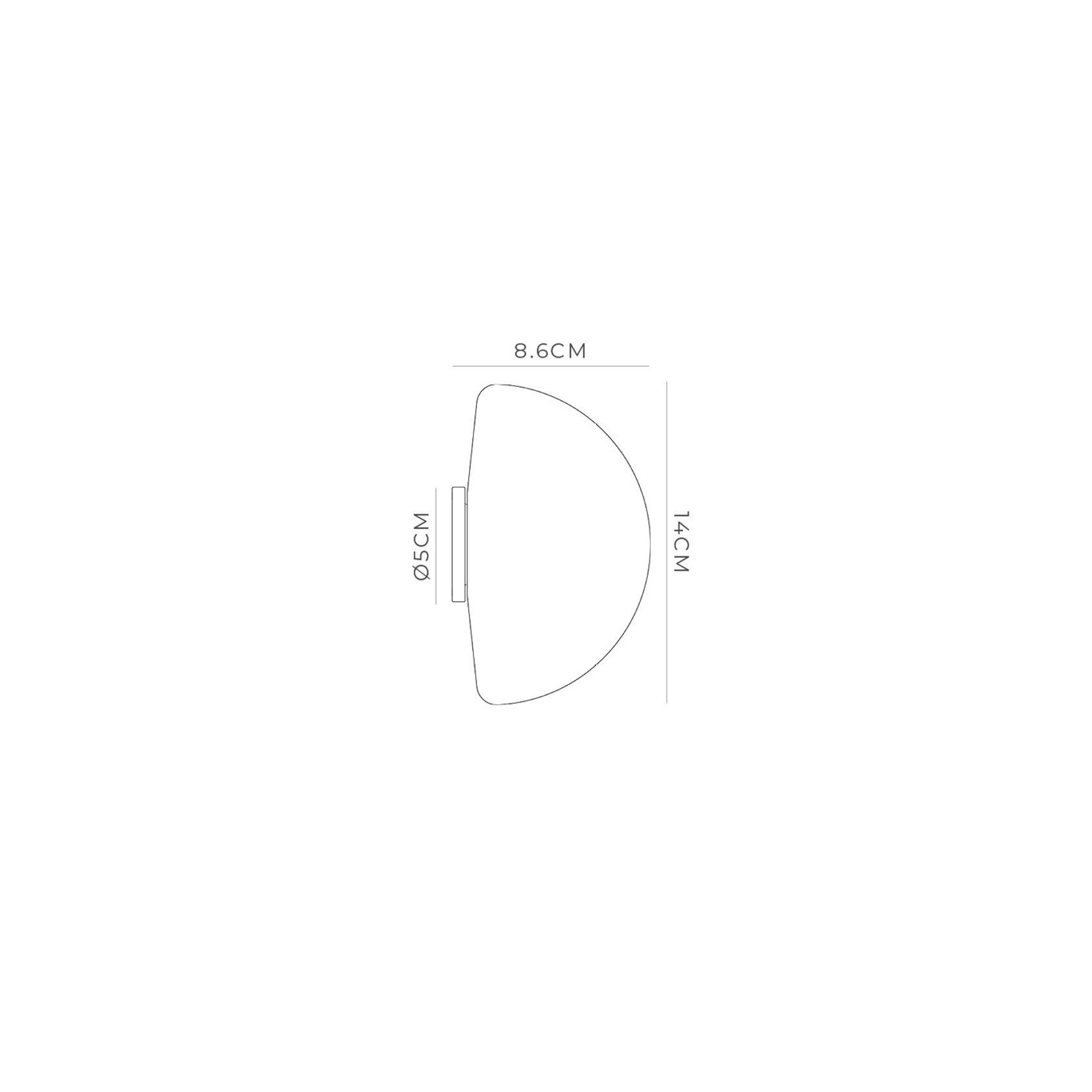Orb Dome Mirror Wall Light gallery detail image
