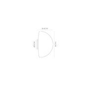 Orb Dome Mirror Wall Light gallery detail image