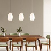 Organic White Pendant Light gallery detail image