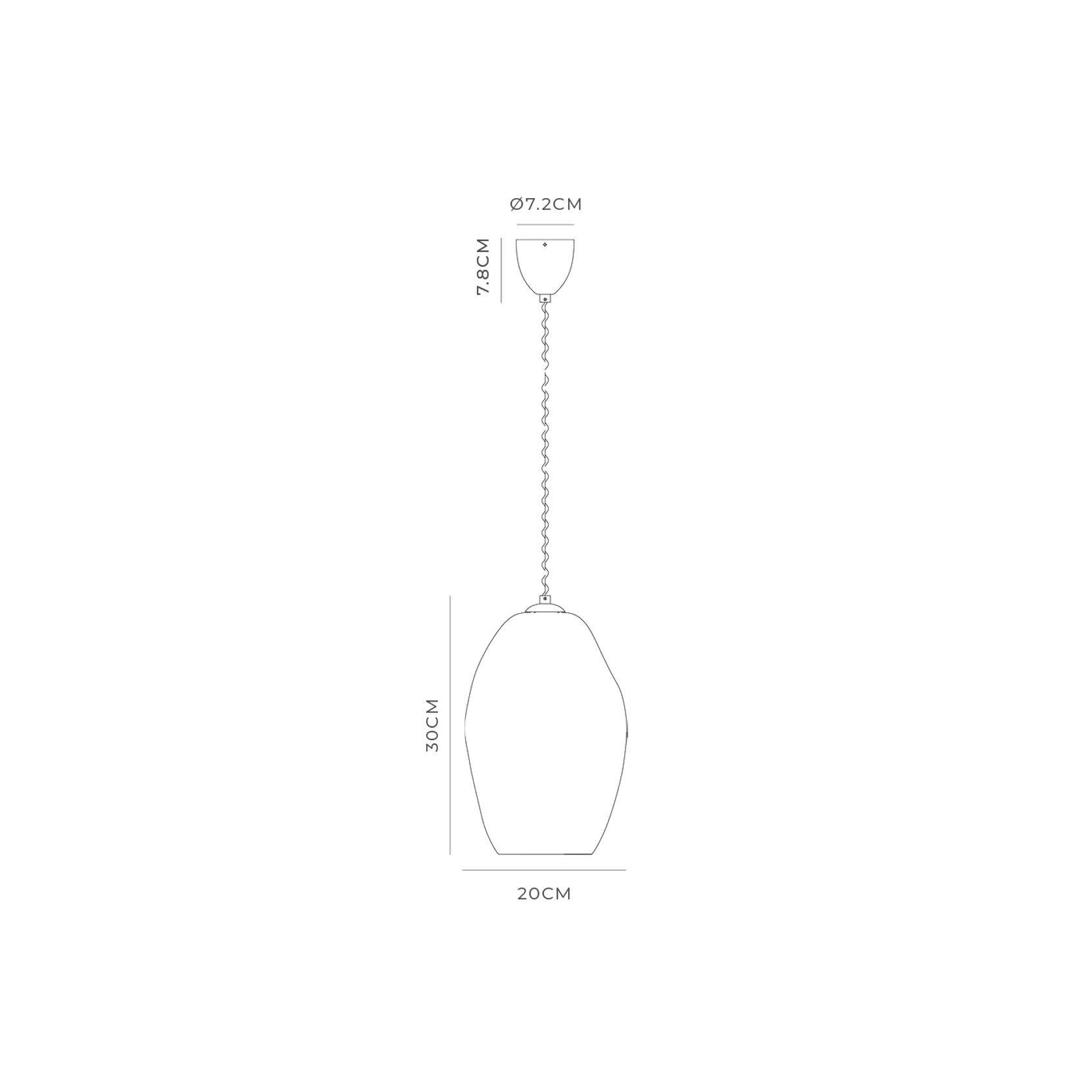 Organic Pendant Light gallery detail image
