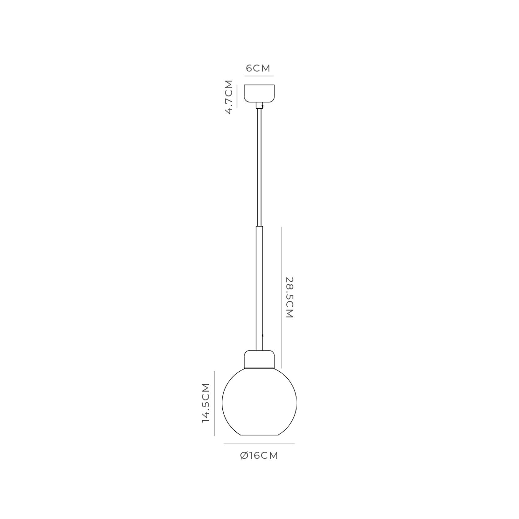 Parlour Lite Sphere Pendant Light gallery detail image