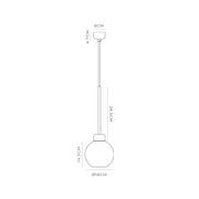 Parlour Lite Sphere Pendant Light gallery detail image
