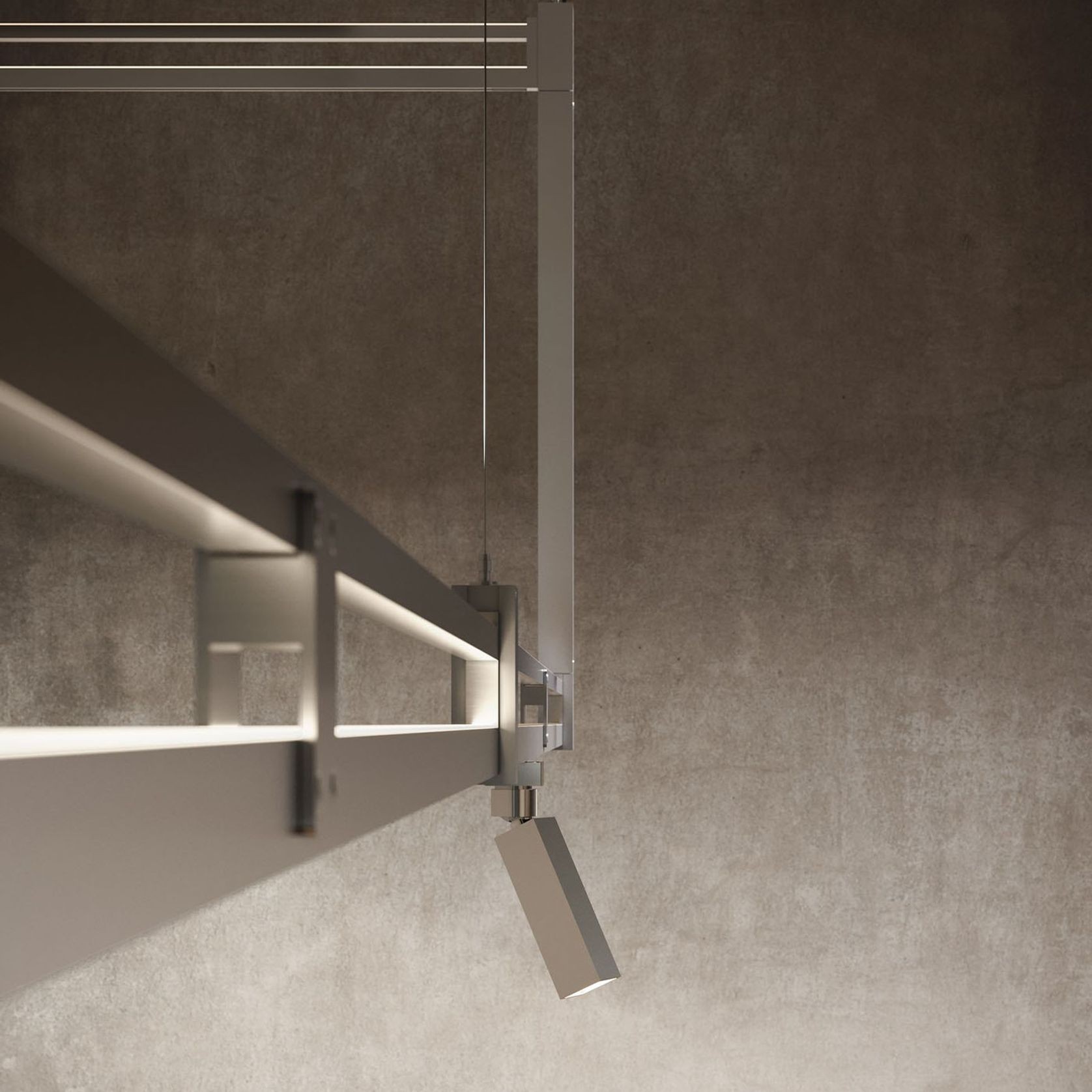 Airtek One Rectangle Pendant Light gallery detail image