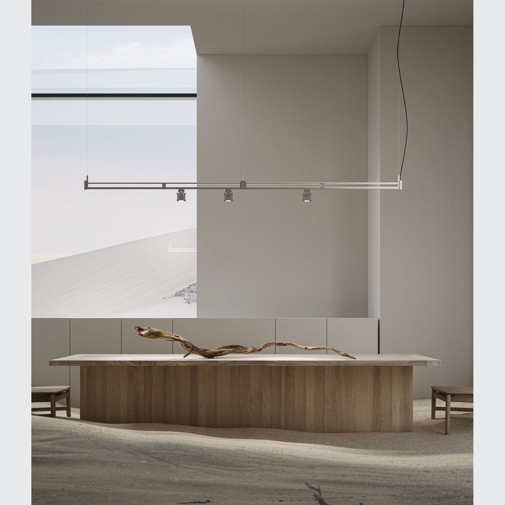 Airtek One Linear Pendant Light gallery detail image