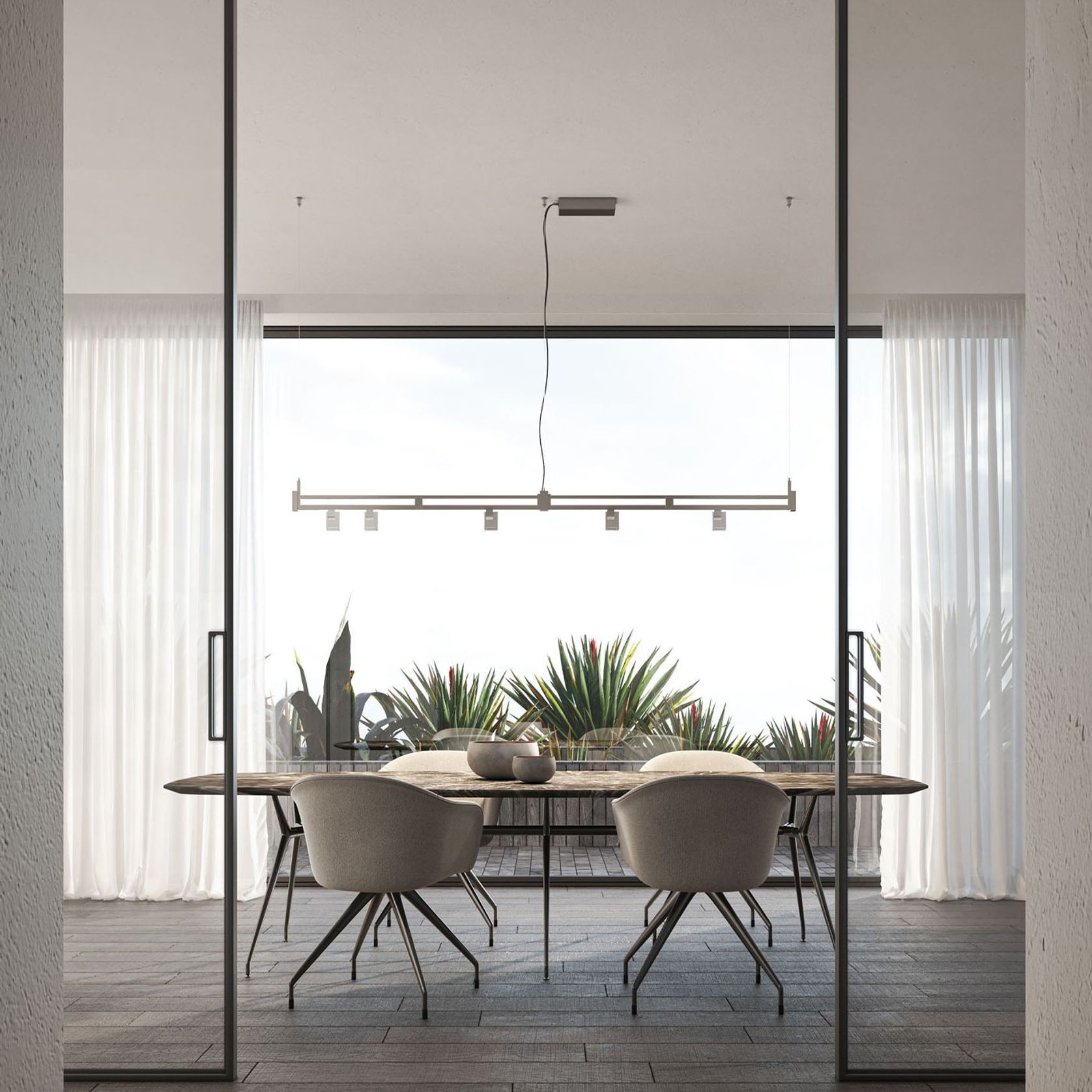 Airtek One Linear Pendant Light gallery detail image