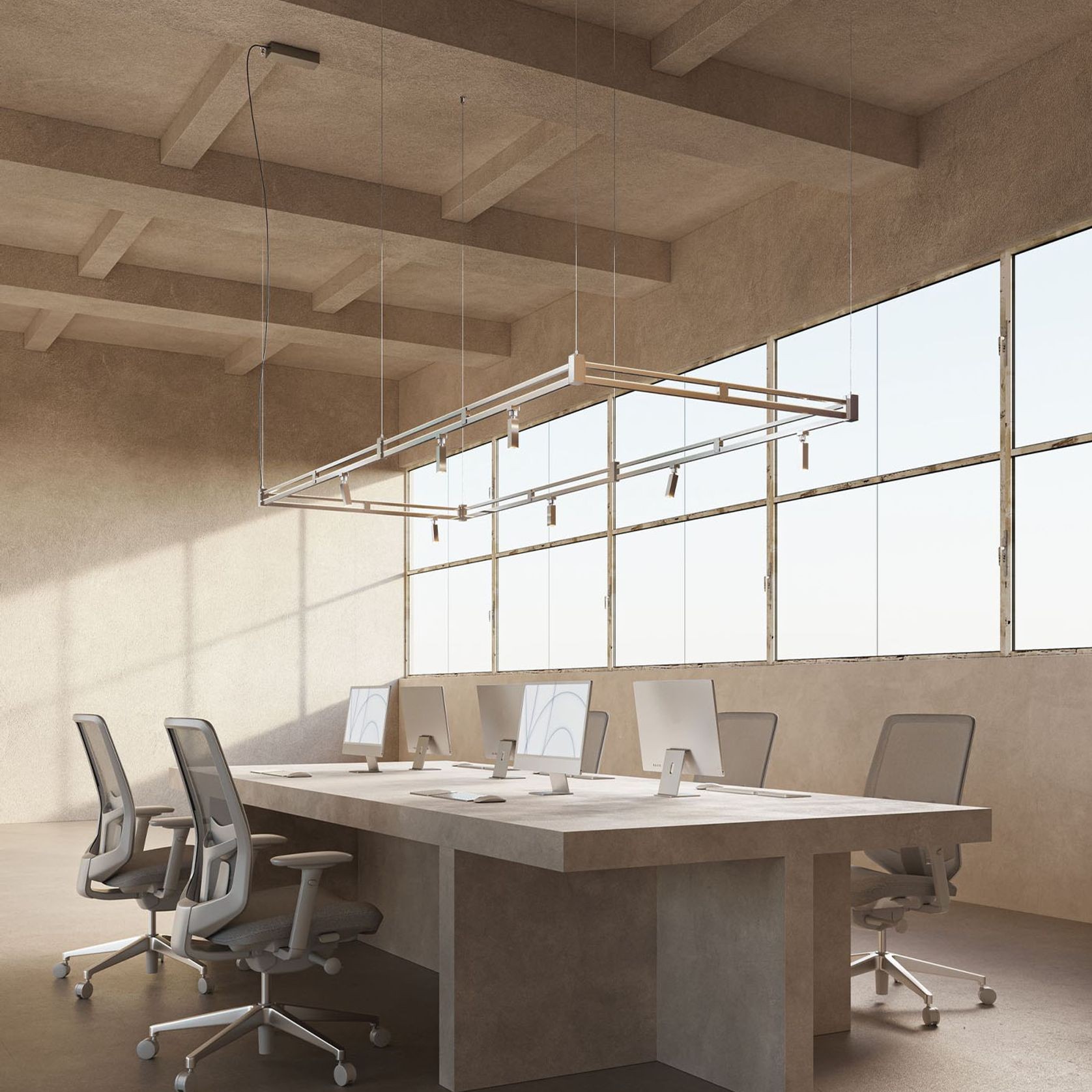 Airtek One Rectangle Pendant Light gallery detail image