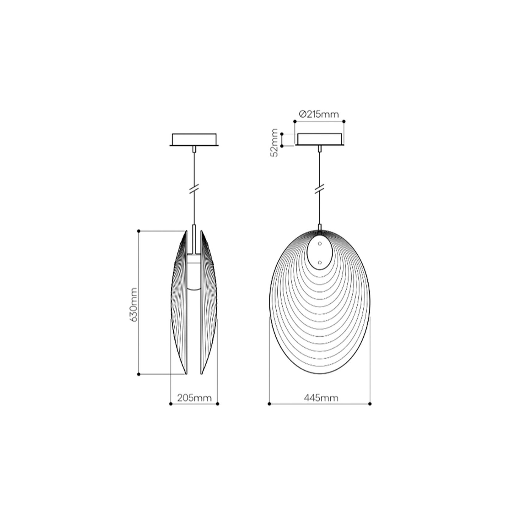 Ama Pendant Light gallery detail image