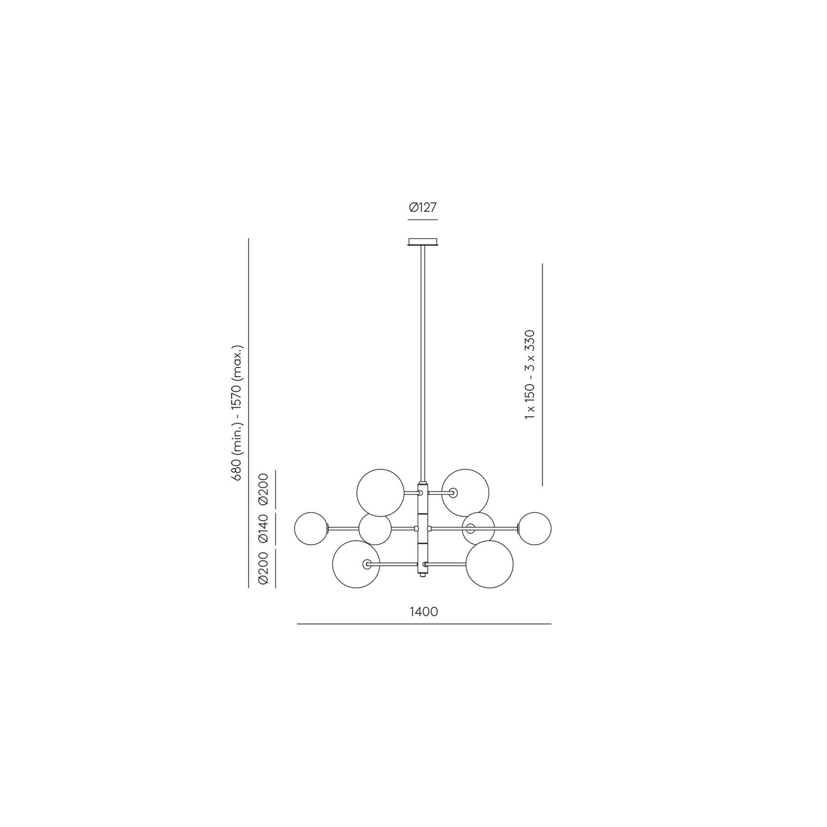 Atom Pendant Light gallery detail image