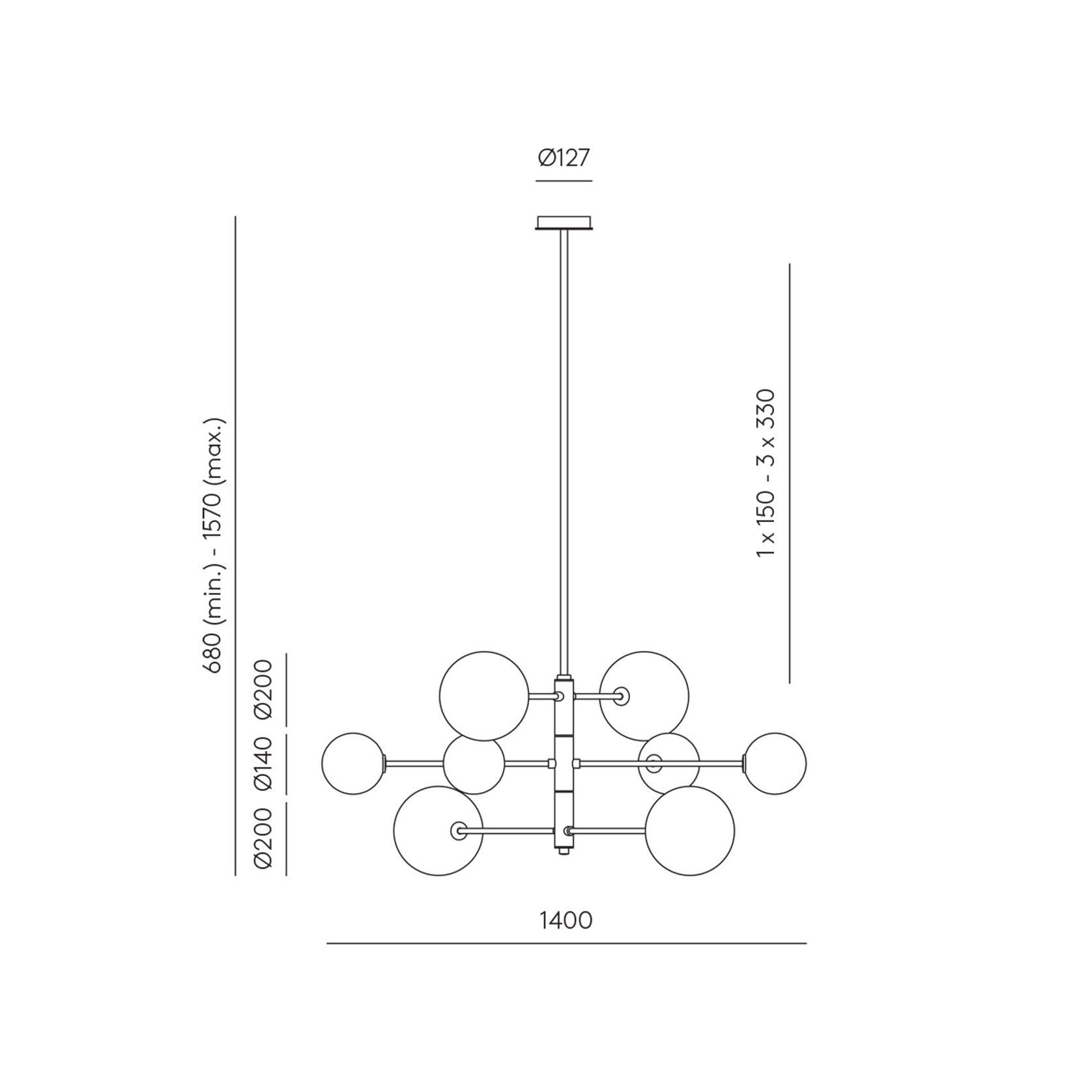 Atom Pendant Light gallery detail image