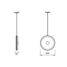Beran Vertical Pendant Light gallery detail image