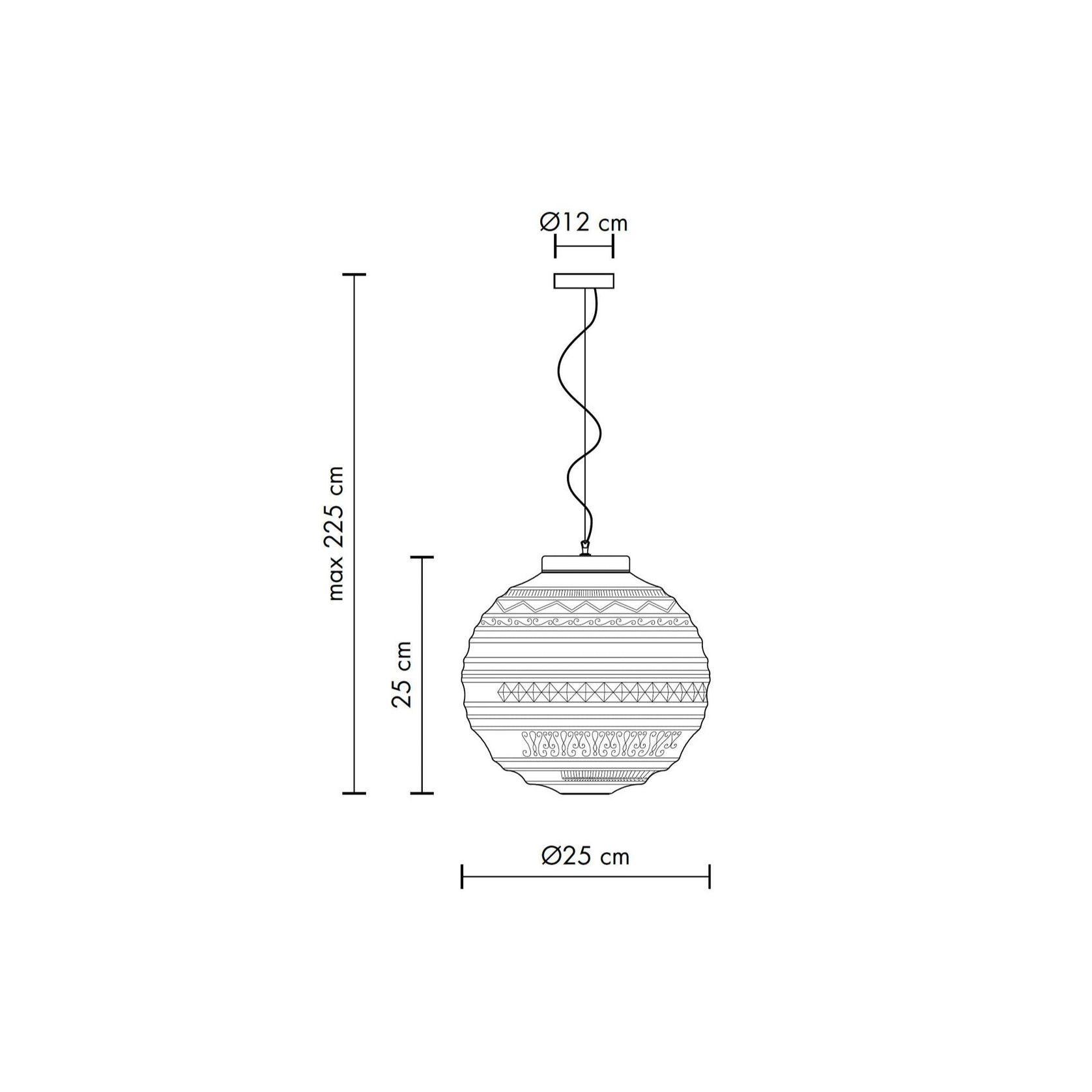 Braille Pendant Light gallery detail image