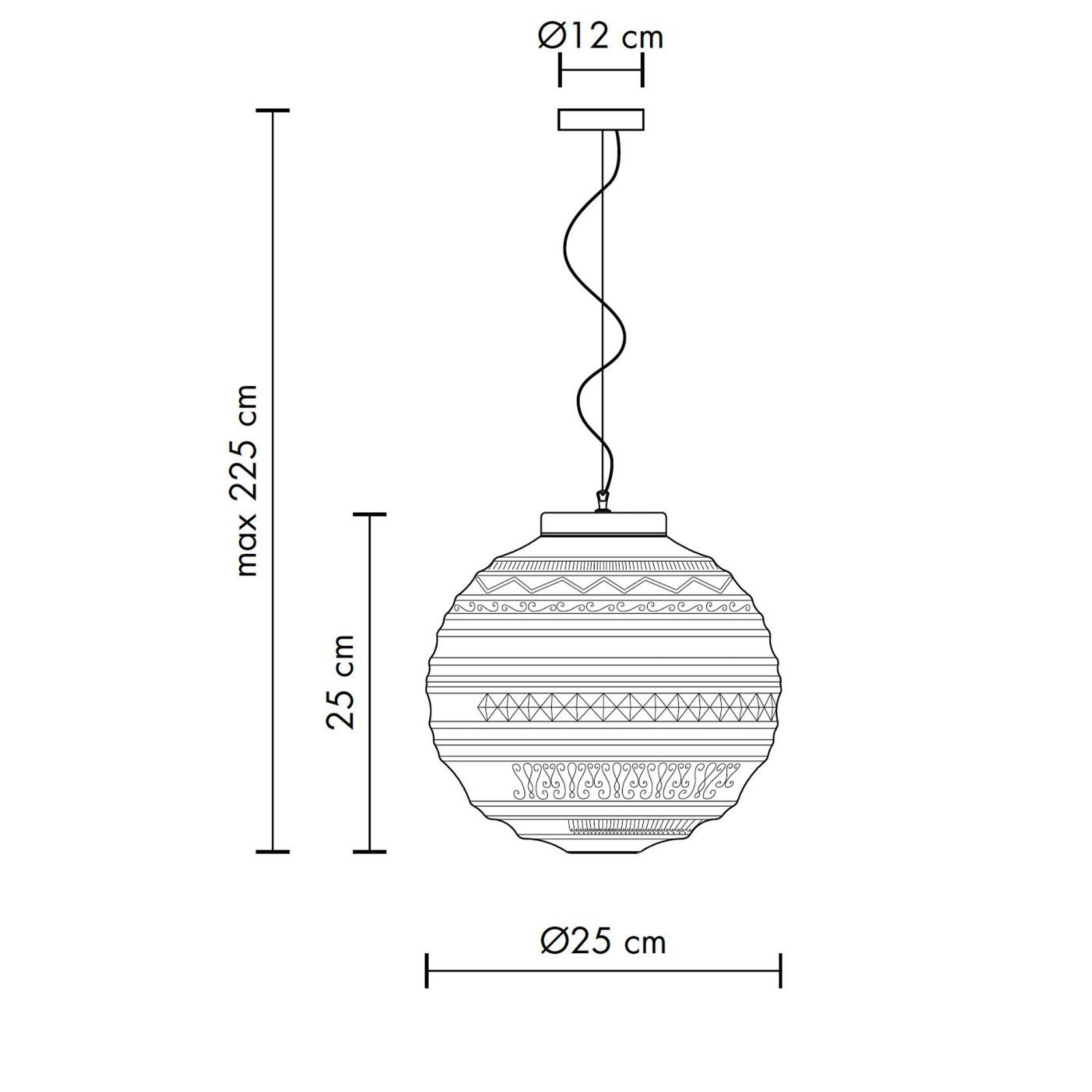 Braille Pendant Light gallery detail image
