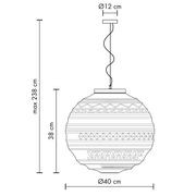 Braille Pendant Light gallery detail image