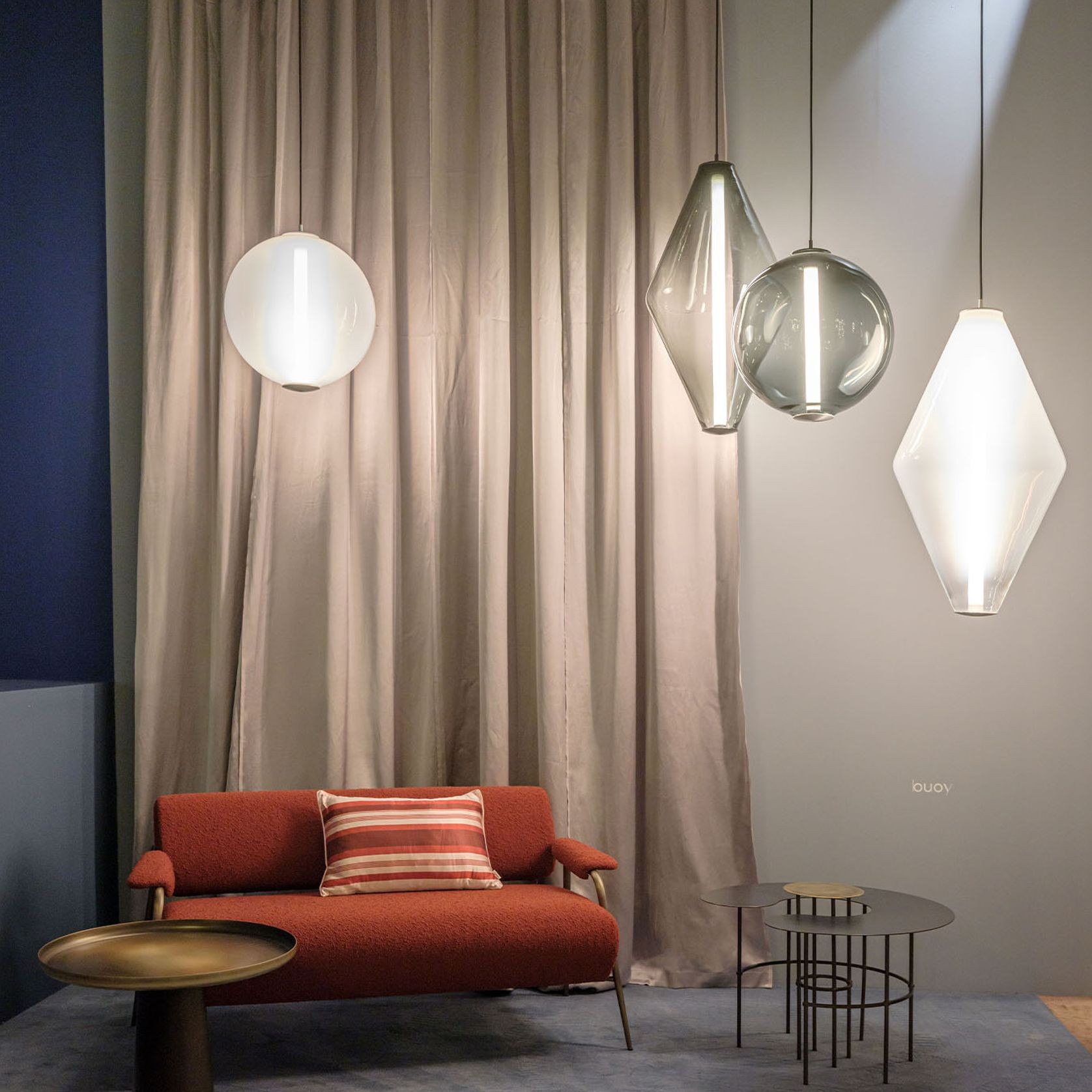 Buoy Double Cone Pendant Light gallery detail image